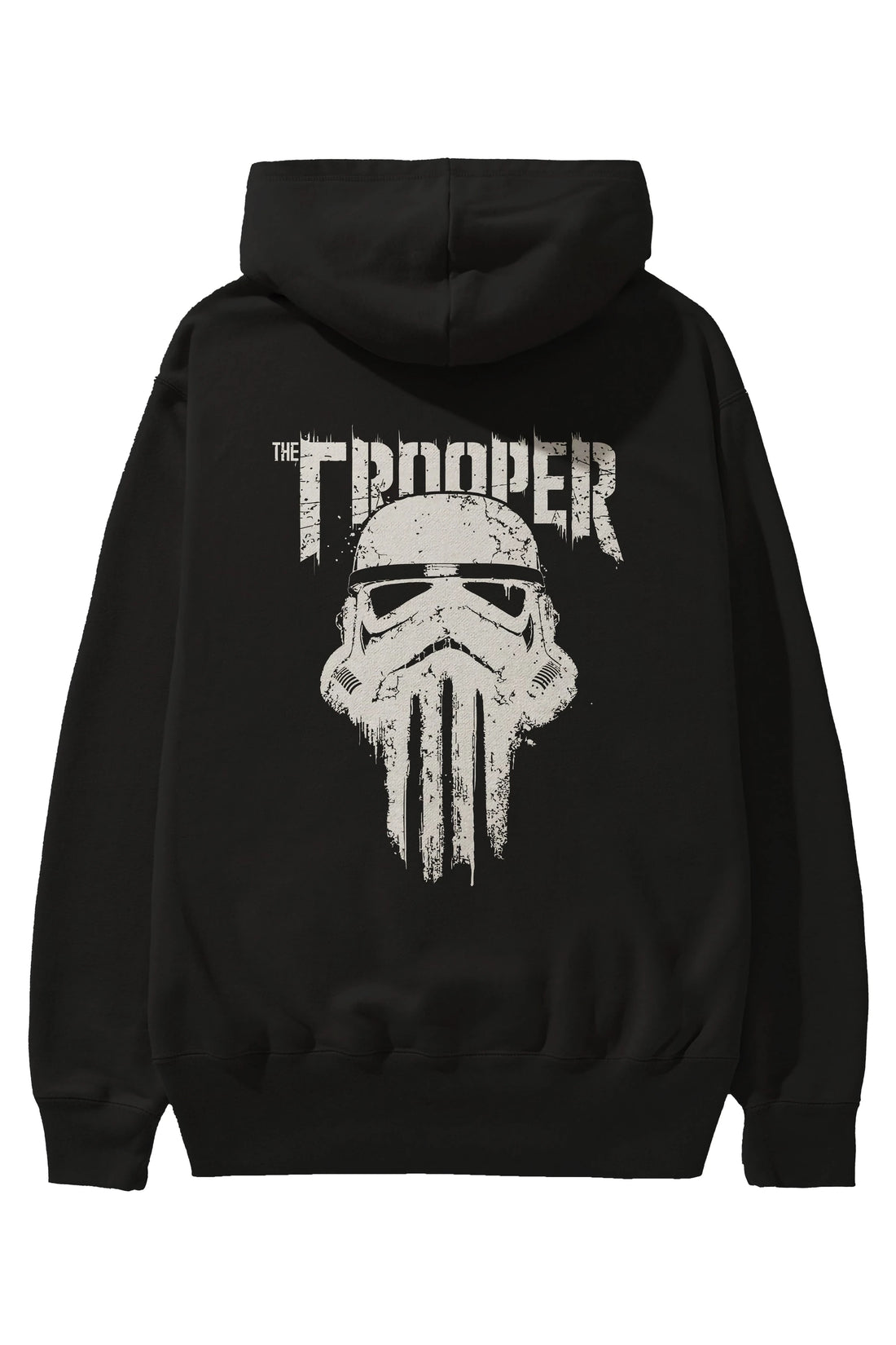 The Trooper Arka Baskılı Hoodie Oversize Kapüşonlu Sweatshirt Erkek Kadın Unisex