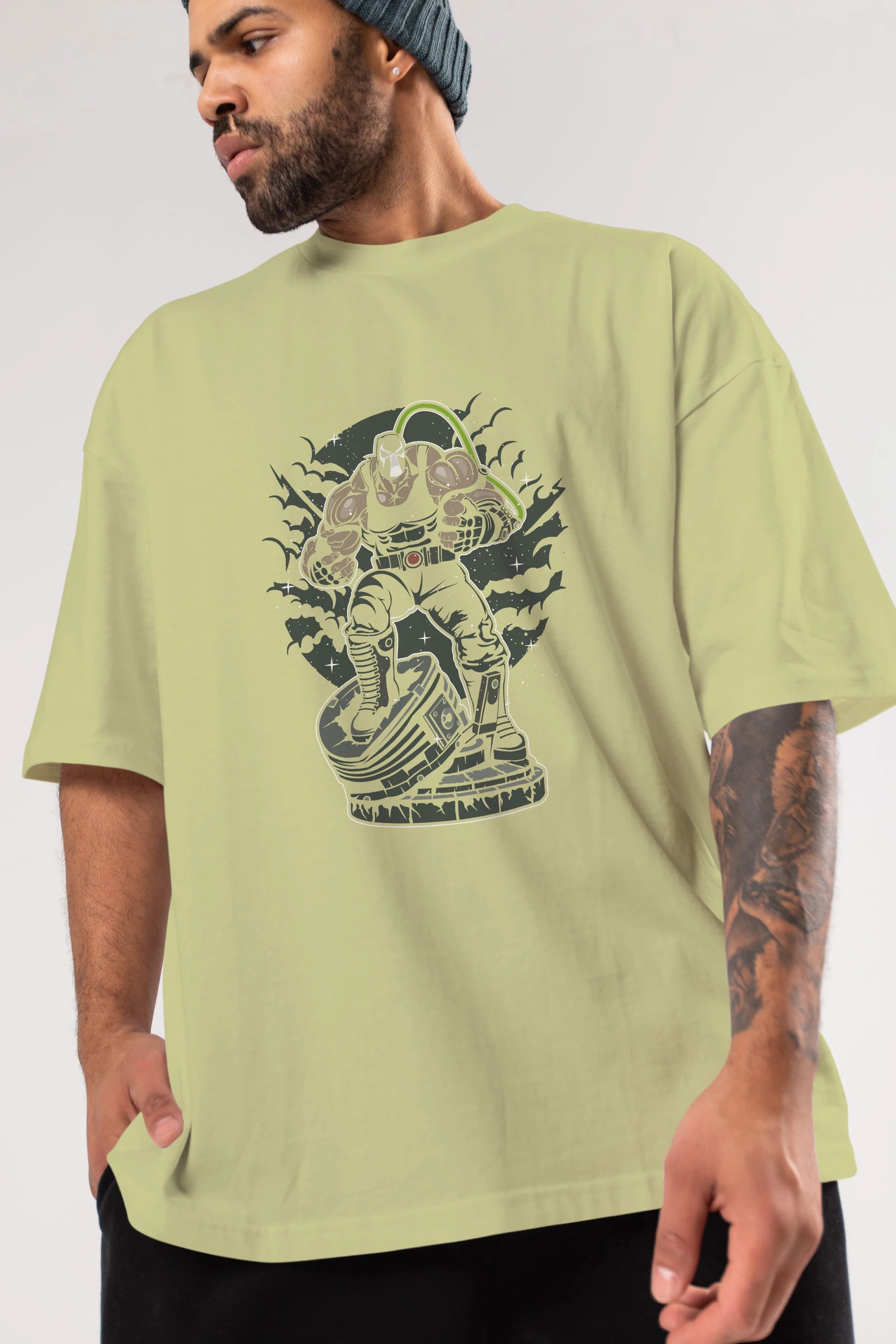 Bane (2) Ön Baskılı Oversize t-shirt Erkek Kadın Unisex %100 Pamuk tişort