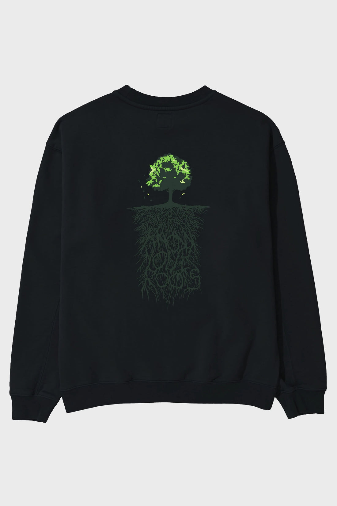 Know Your Roots Arka Baskılı Oversize Sweatshirt Erkek Kadın Unisex