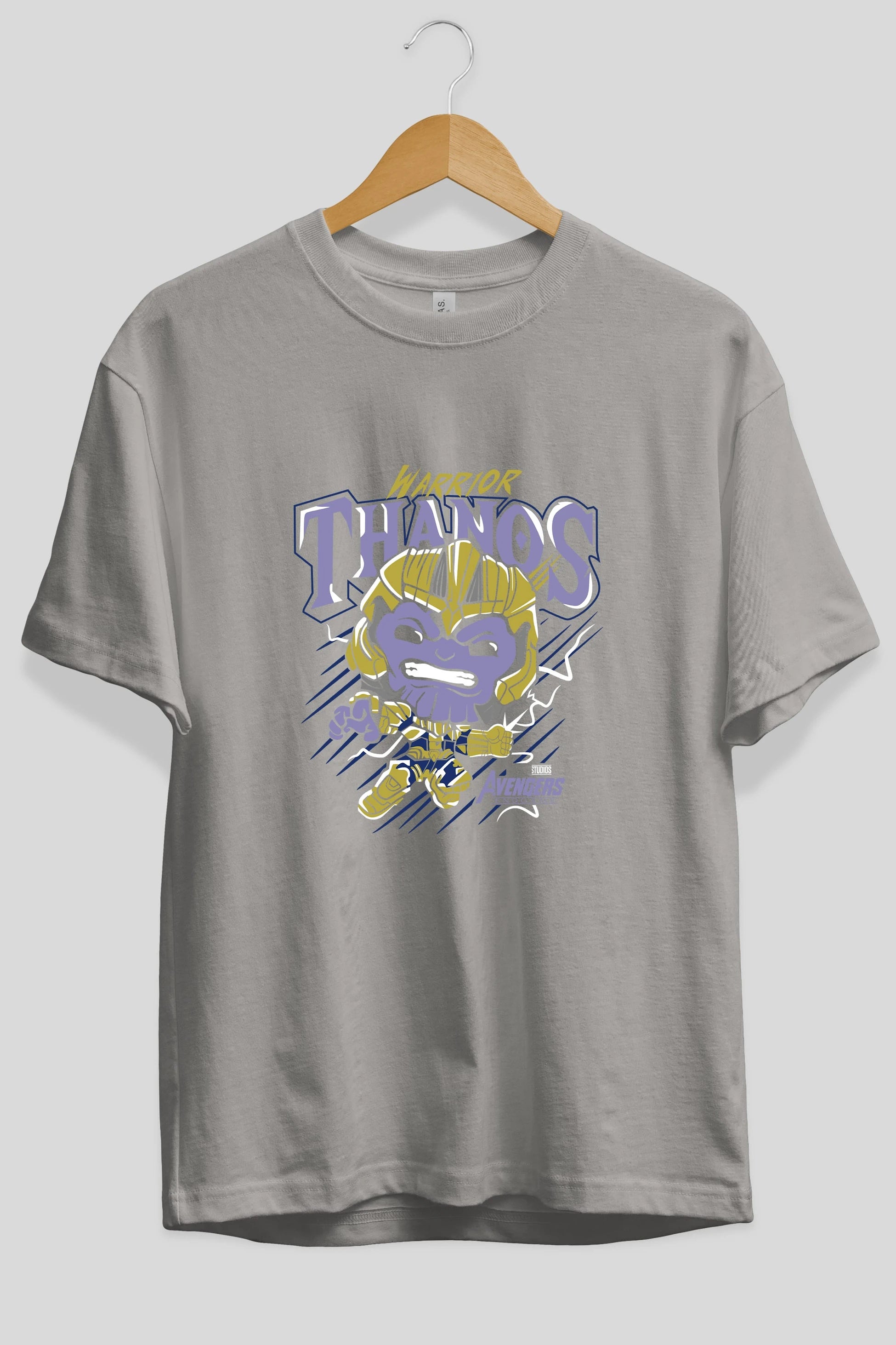 Thanos (2) Ön Baskılı Oversize t-shirt Erkek Kadın Unisex %100 Pamuk Bisiklet Yaka tişort