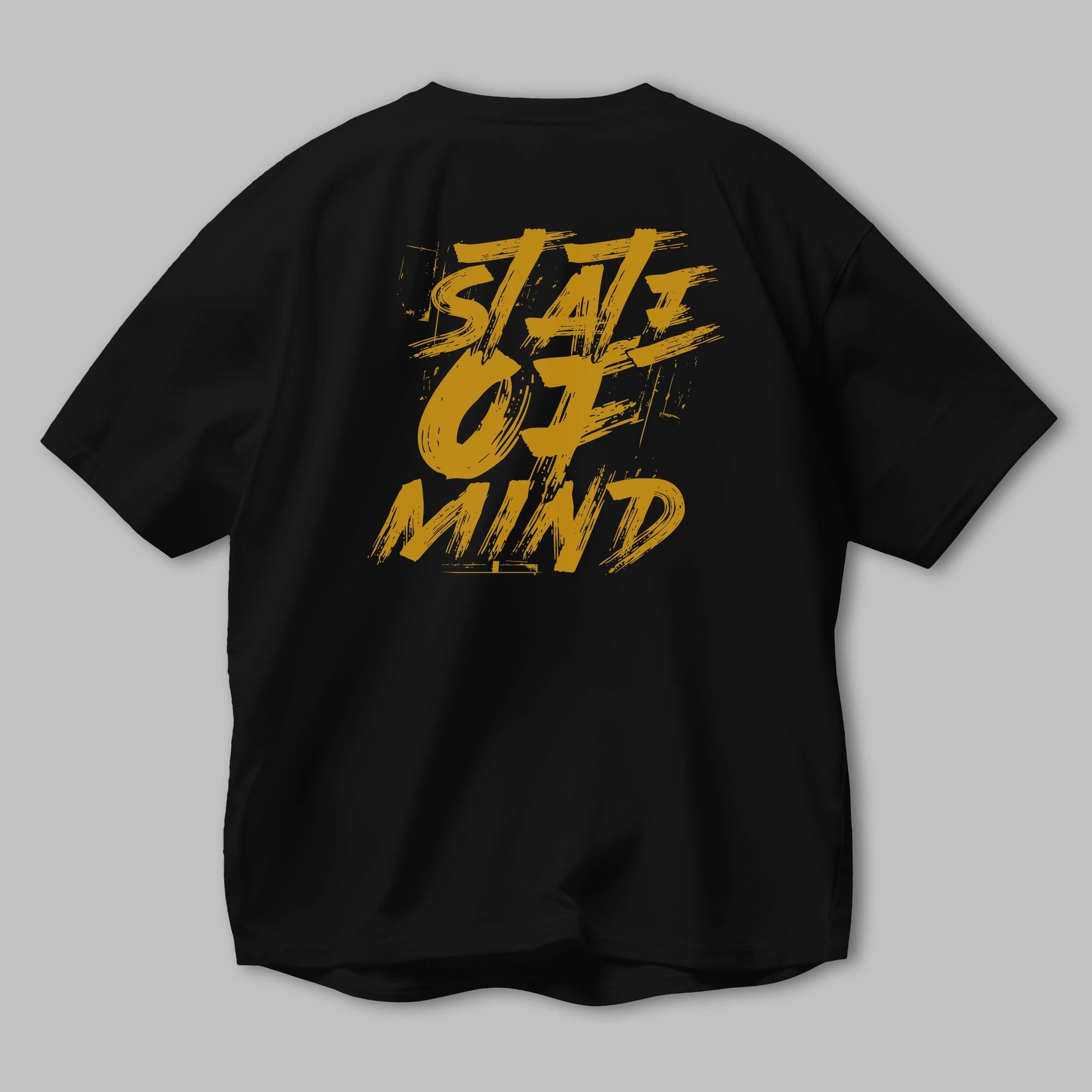 State on Mind Arka Baskılı Oversize t-shirt Erkek Kadın Unisex