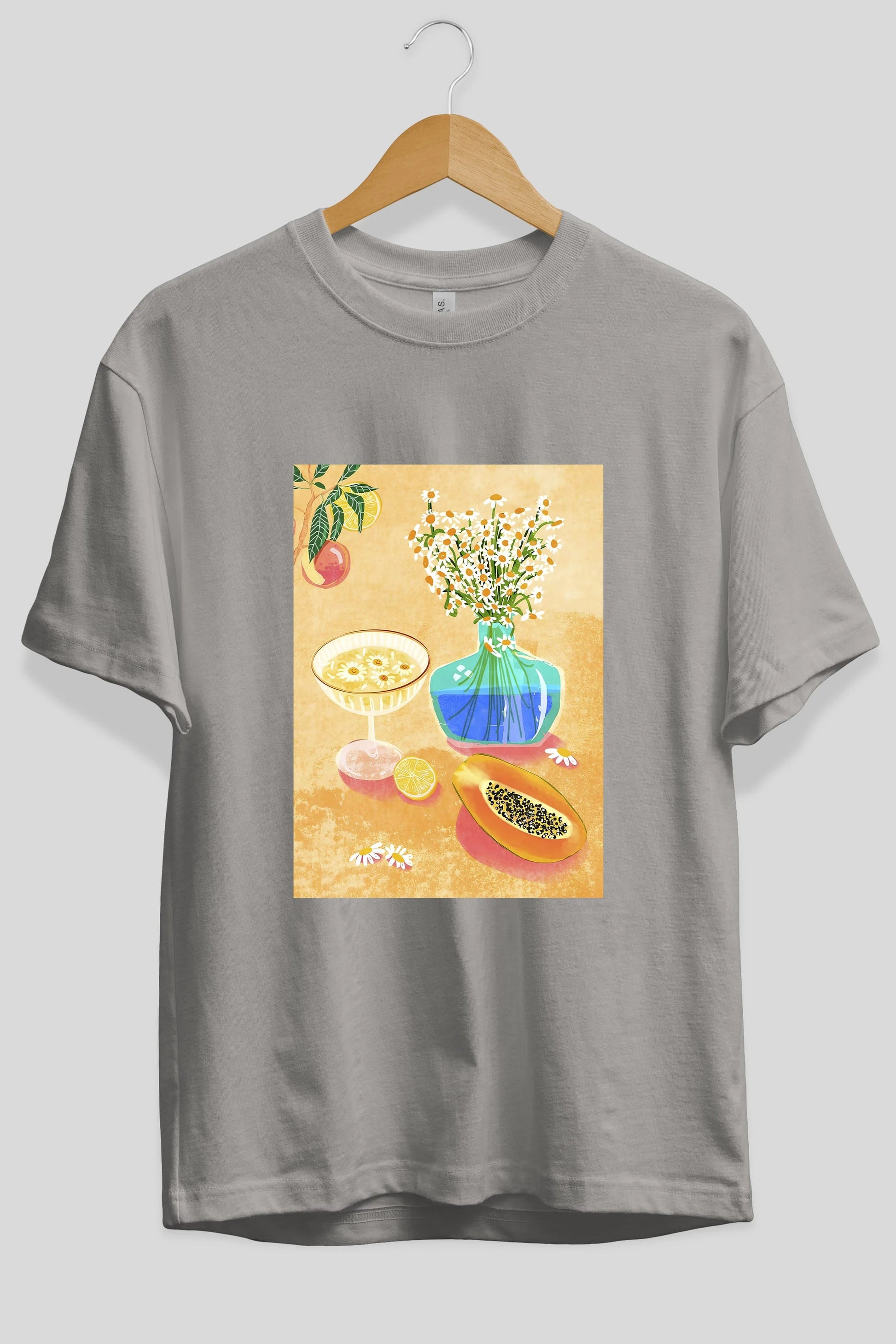 Cheers 2 Ön Baskılı Oversize t-shirt Erkek Kadın Unisex %100 Pamuk Bisiklet Yaka tişort