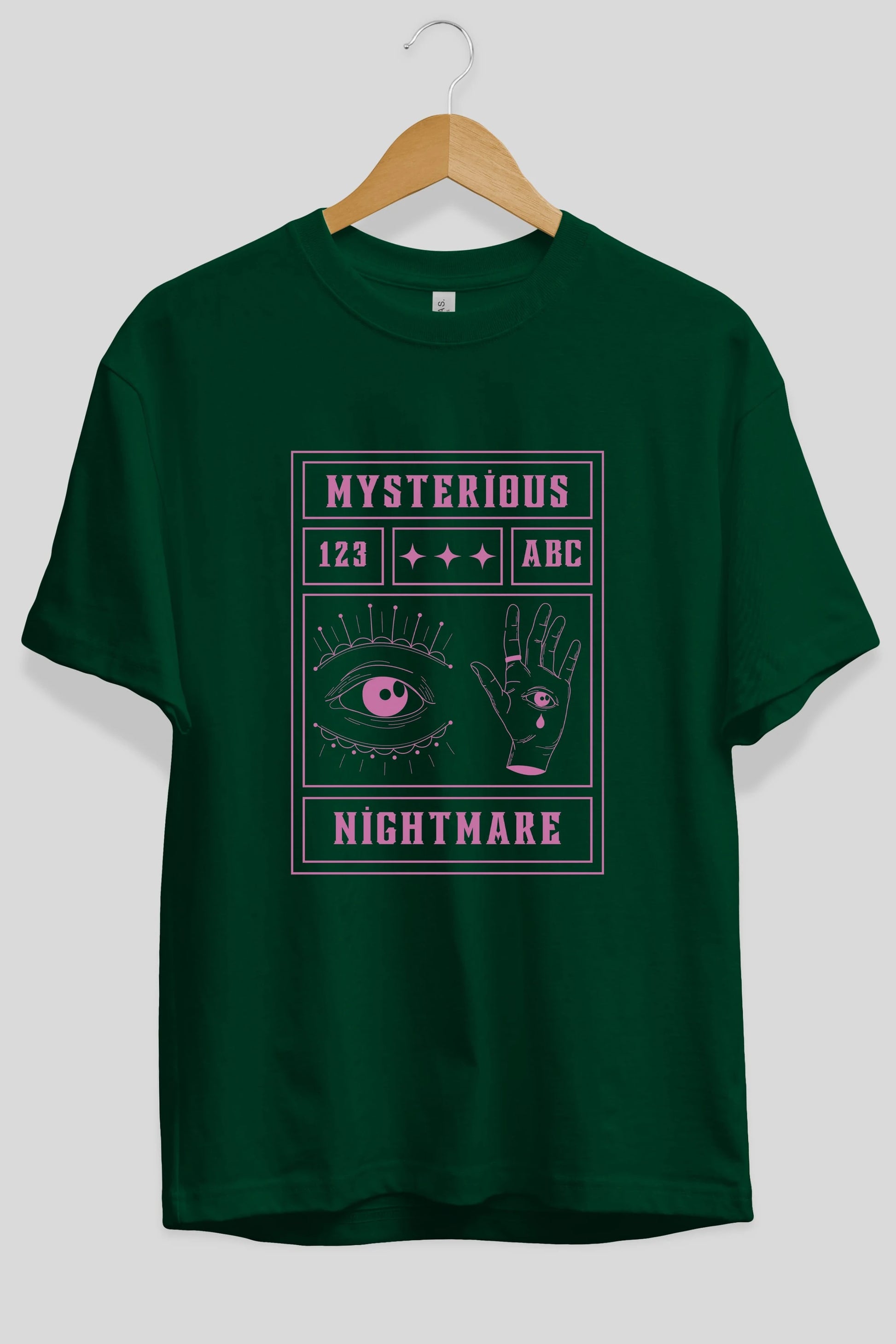 Mysterious Nightmare Ön Baskılı Oversize t-shirt Erkek Kadın Unisex
