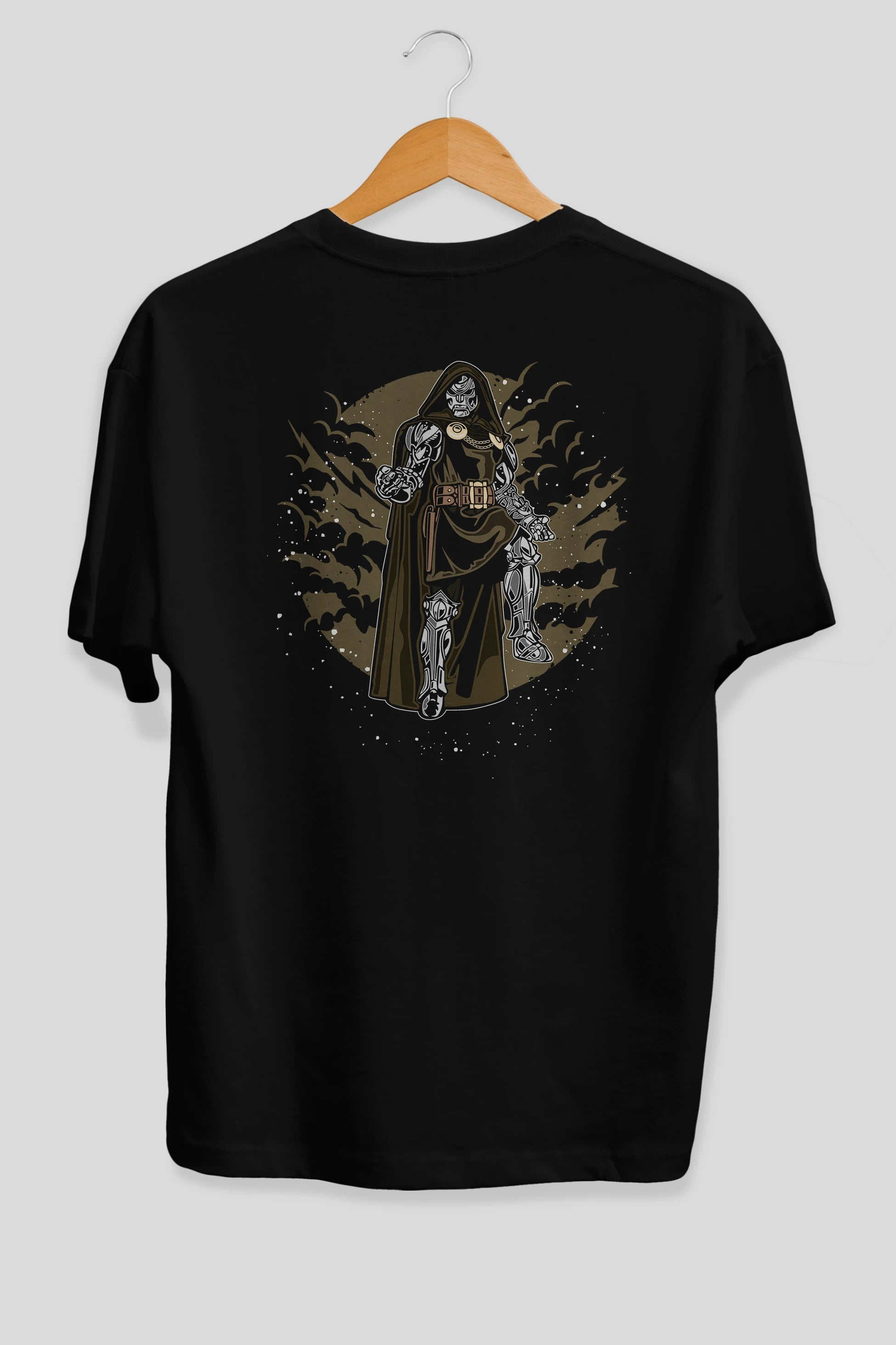 DOCTER DOOM Arka Baskılı Oversize t-shirt Erkek Kadın Unisex %100 Pamuk