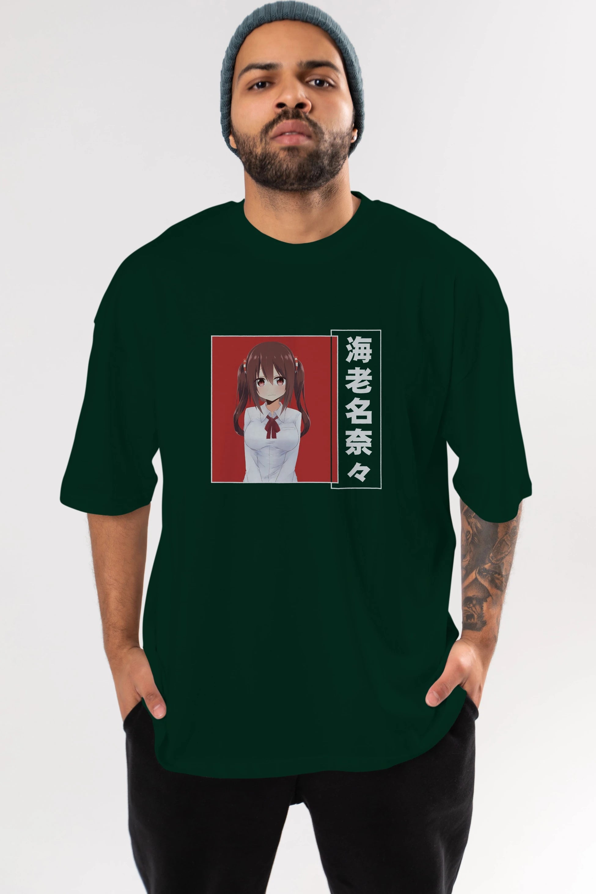Nana Ebina 1 Anime Ön Baskılı Oversize t-shirt %100 pamuk Erkek Kadın Unisex