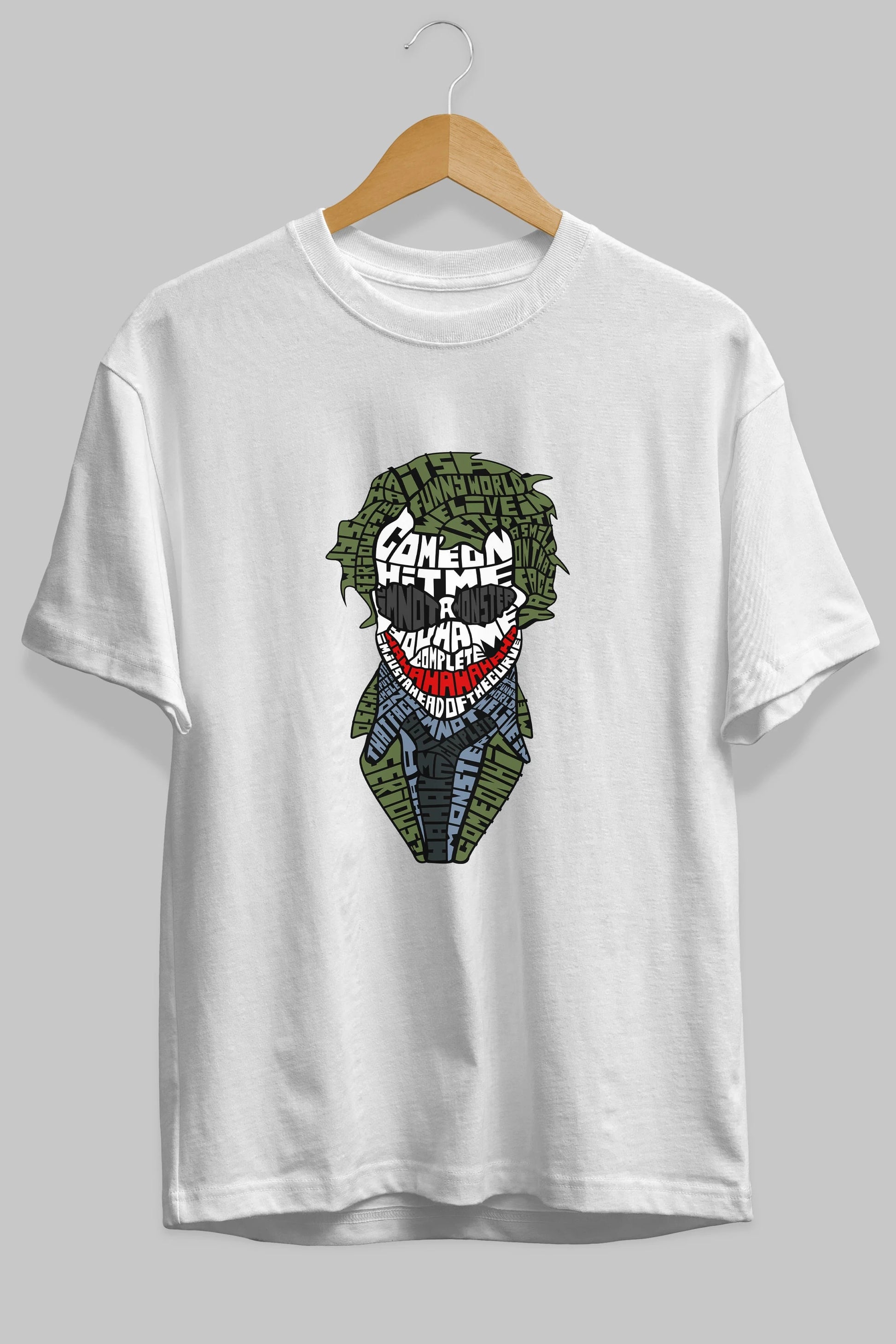 Why So Serious Ön Baskılı Oversize t-shirt %100 pamuk Erkek Kadın Unisex