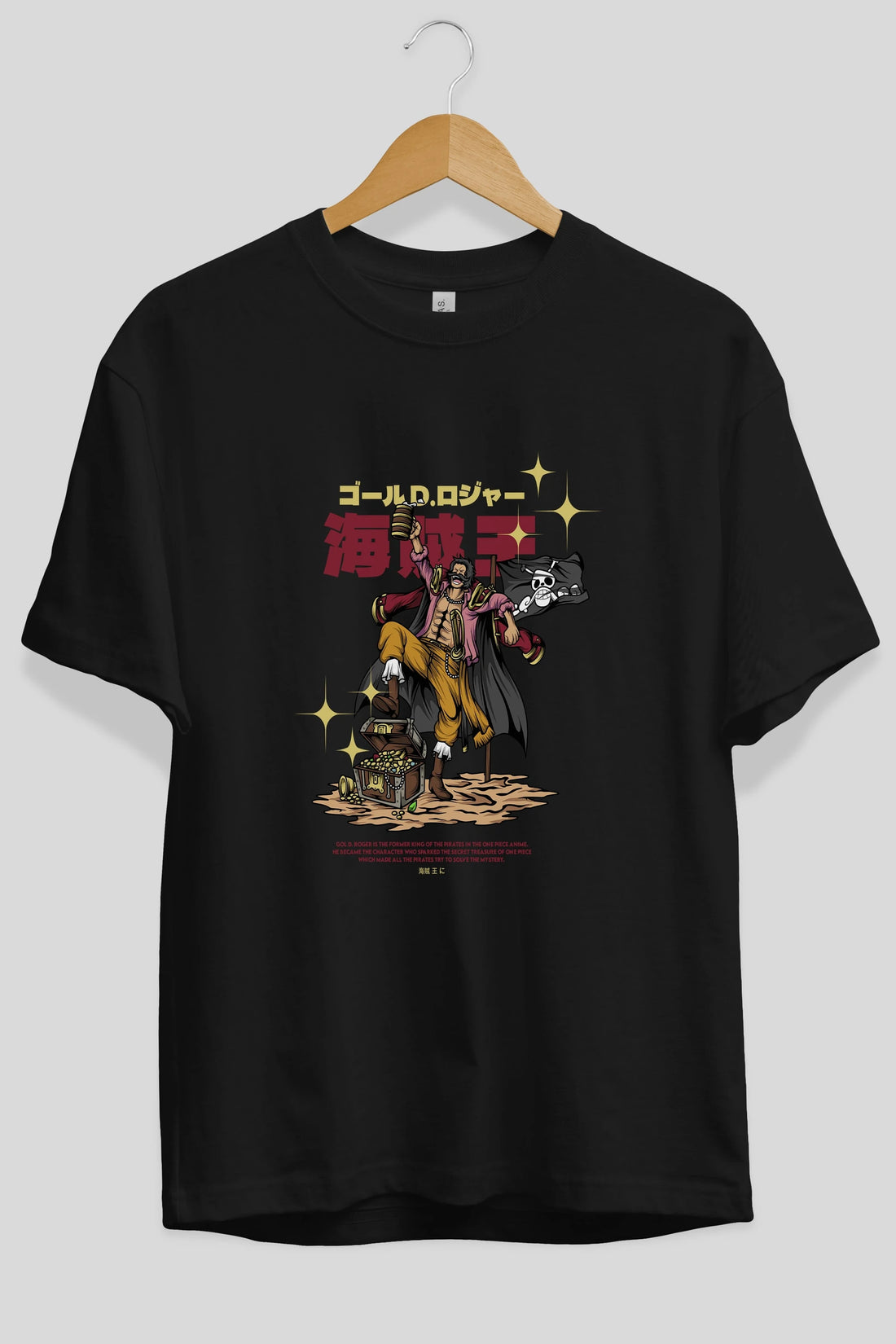 Roger Anime Ön Baskılı Oversize t-shirt %100 pamuk Erkek Kadın Unisex