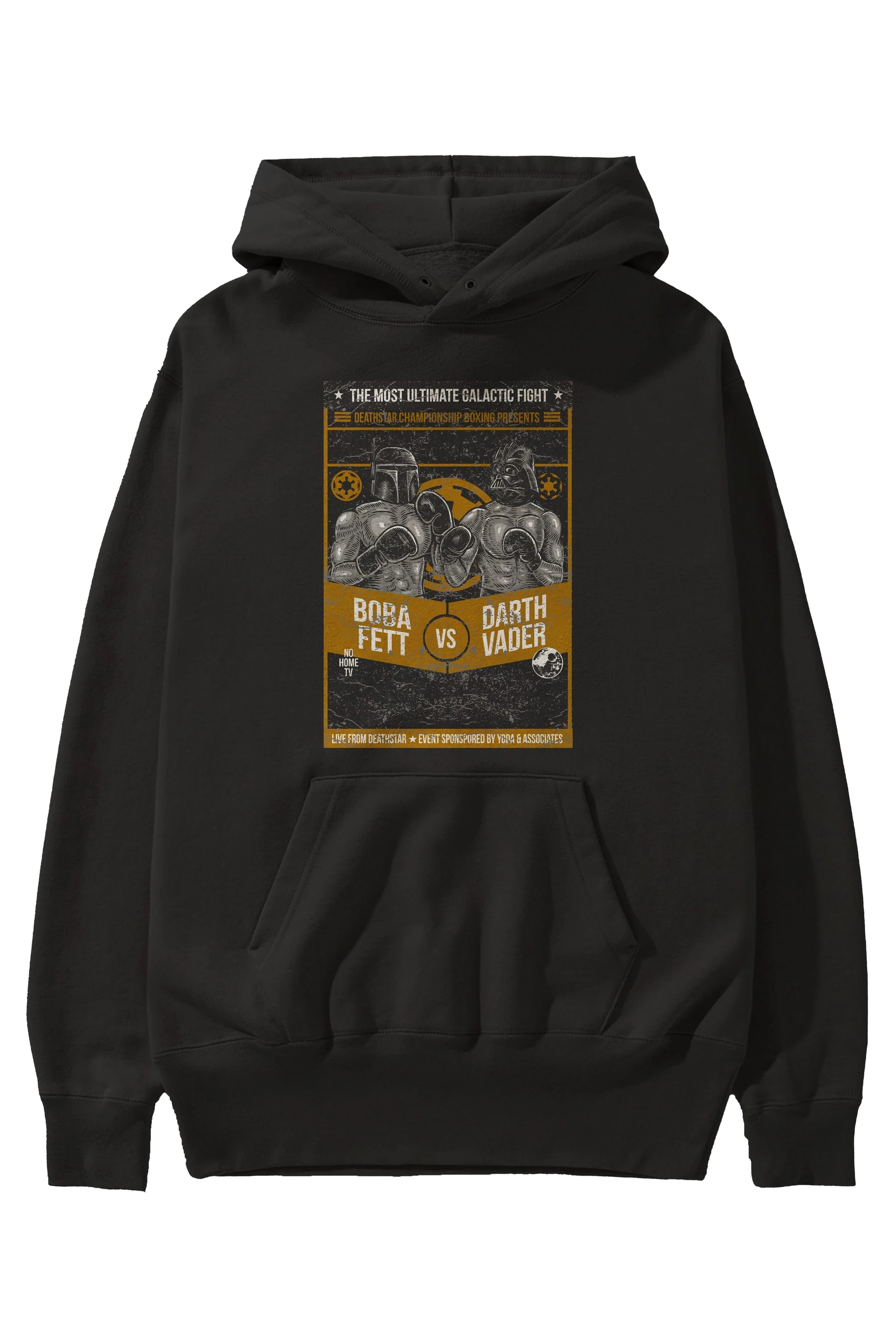 Rumble In The Darkside Ön Baskılı Hoodie Oversize Kapüşonlu Sweatshirt Erkek Kadın Unisex