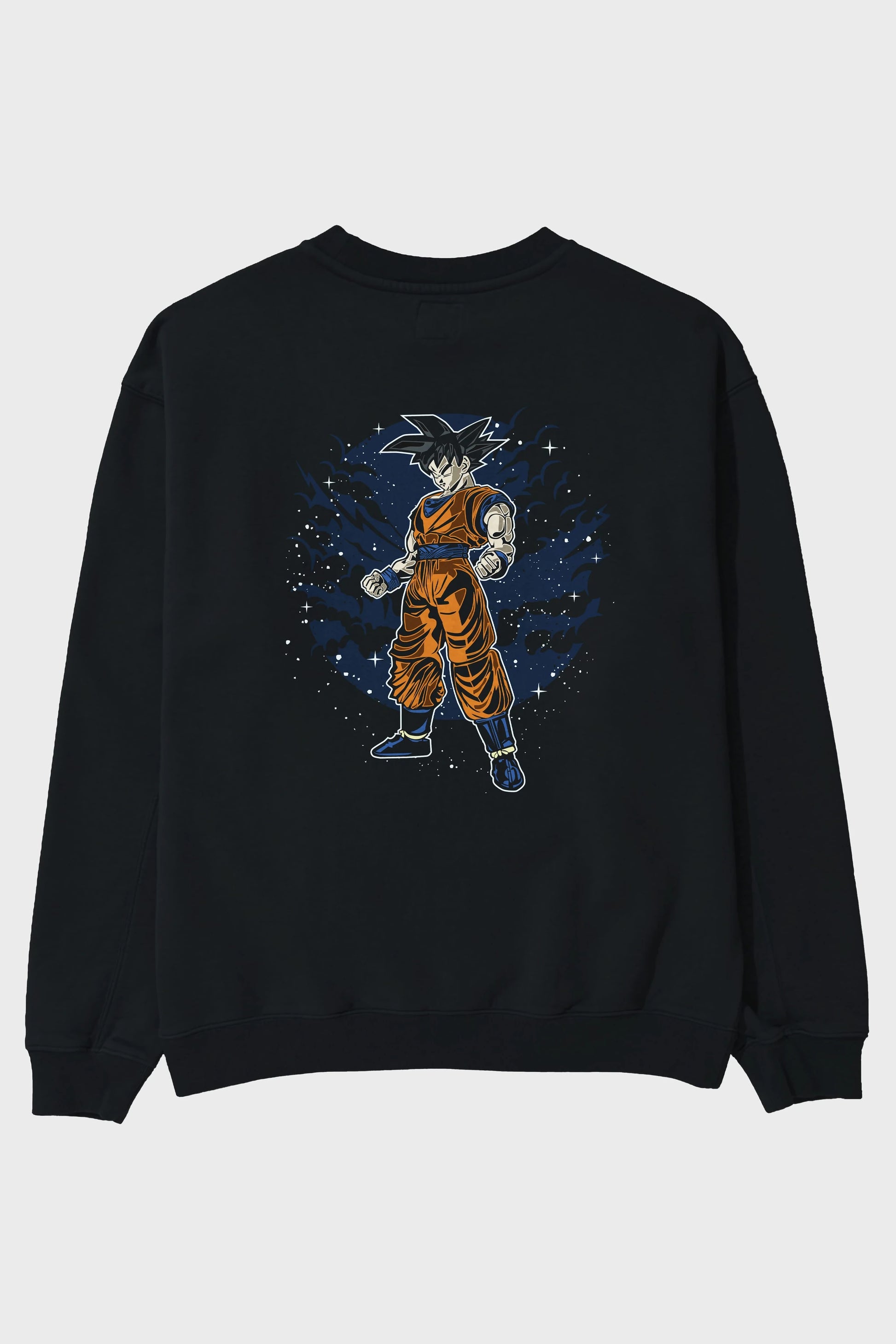 GOKU Arka Baskılı Oversize Sweatshirt Erkek Kadın Unisex