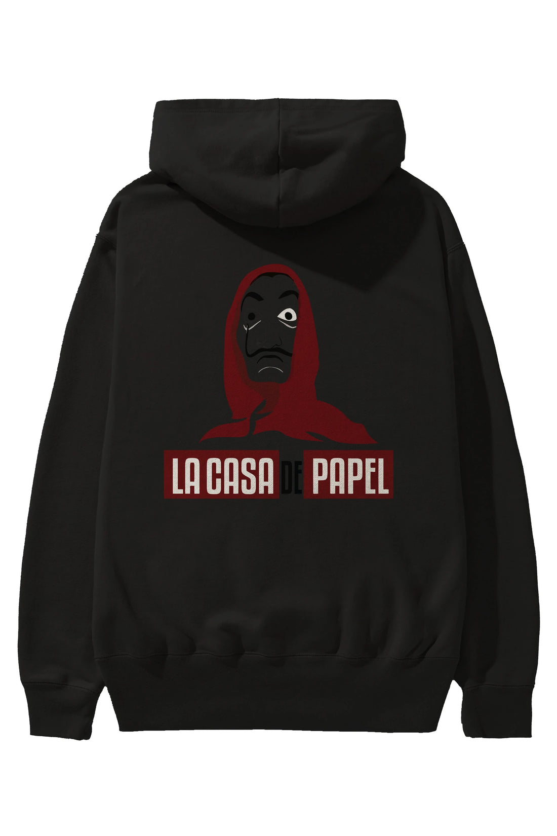 La Casa De Papel (1) Arka Baskılı Hoodie Oversize Kapüşonlu Sweatshirt Erkek Kadın Unisex