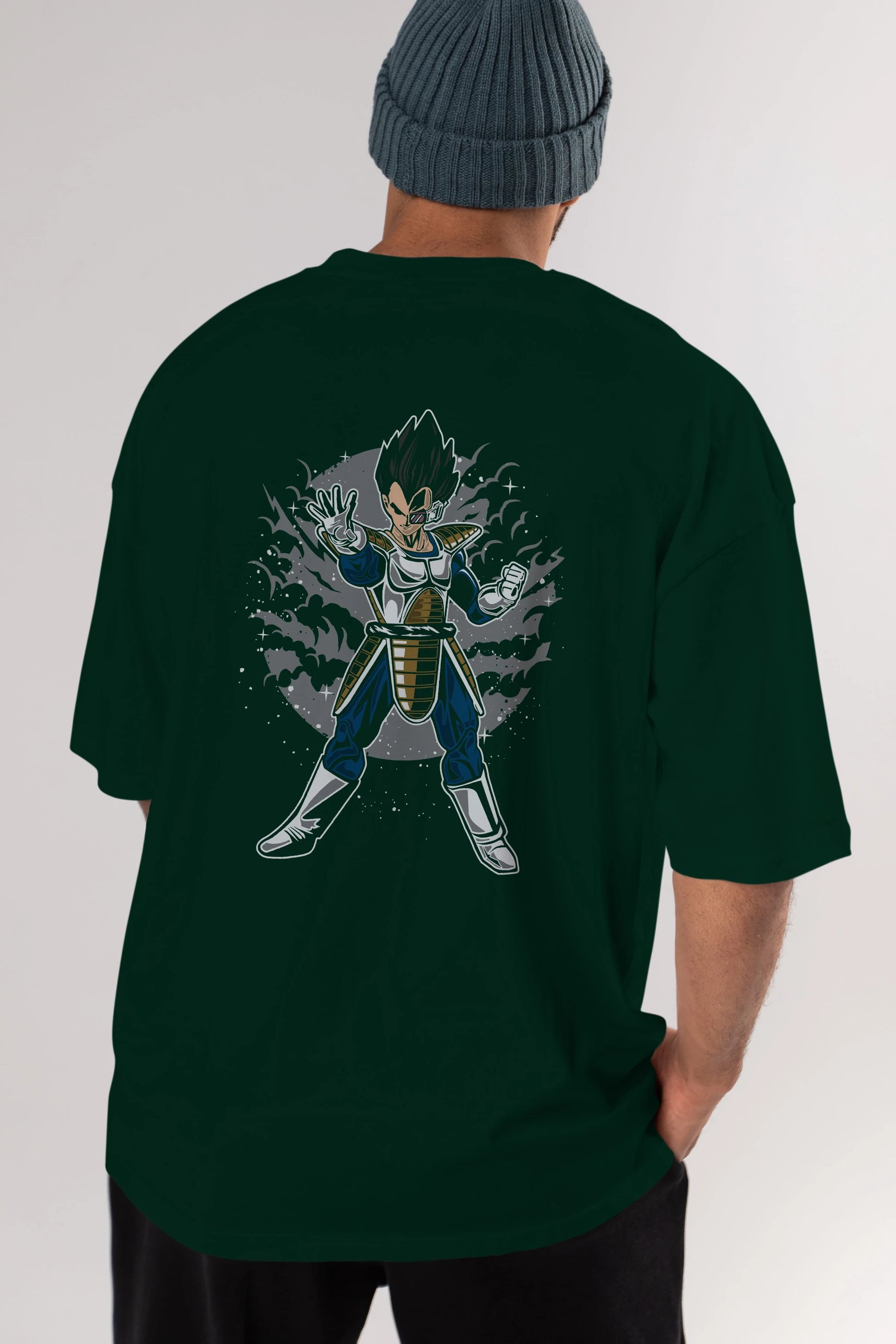 VEGETA Arka Baskılı Oversize t-shirt Erkek Kadın Unisex %100 Pamuk