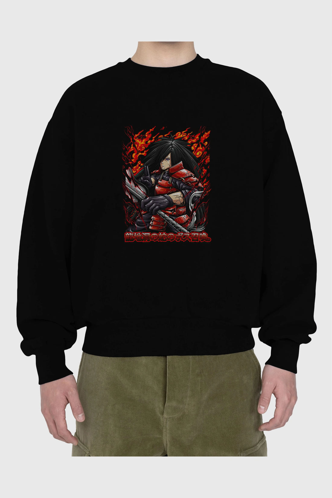 NARUTO (12) Anime Ön Baskılı Oversize Sweatshirt Erkek Kadın Unisex