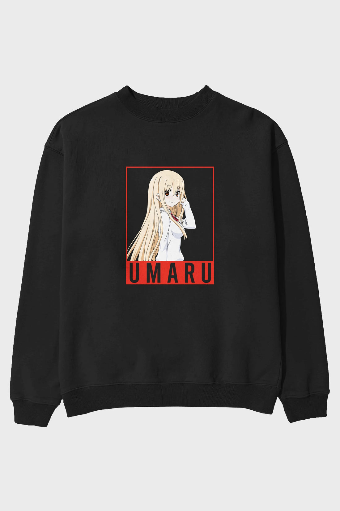 Umaru Doma 2 Anime Ön Baskılı Oversize Sweatshirt Erkek Kadın Unisex