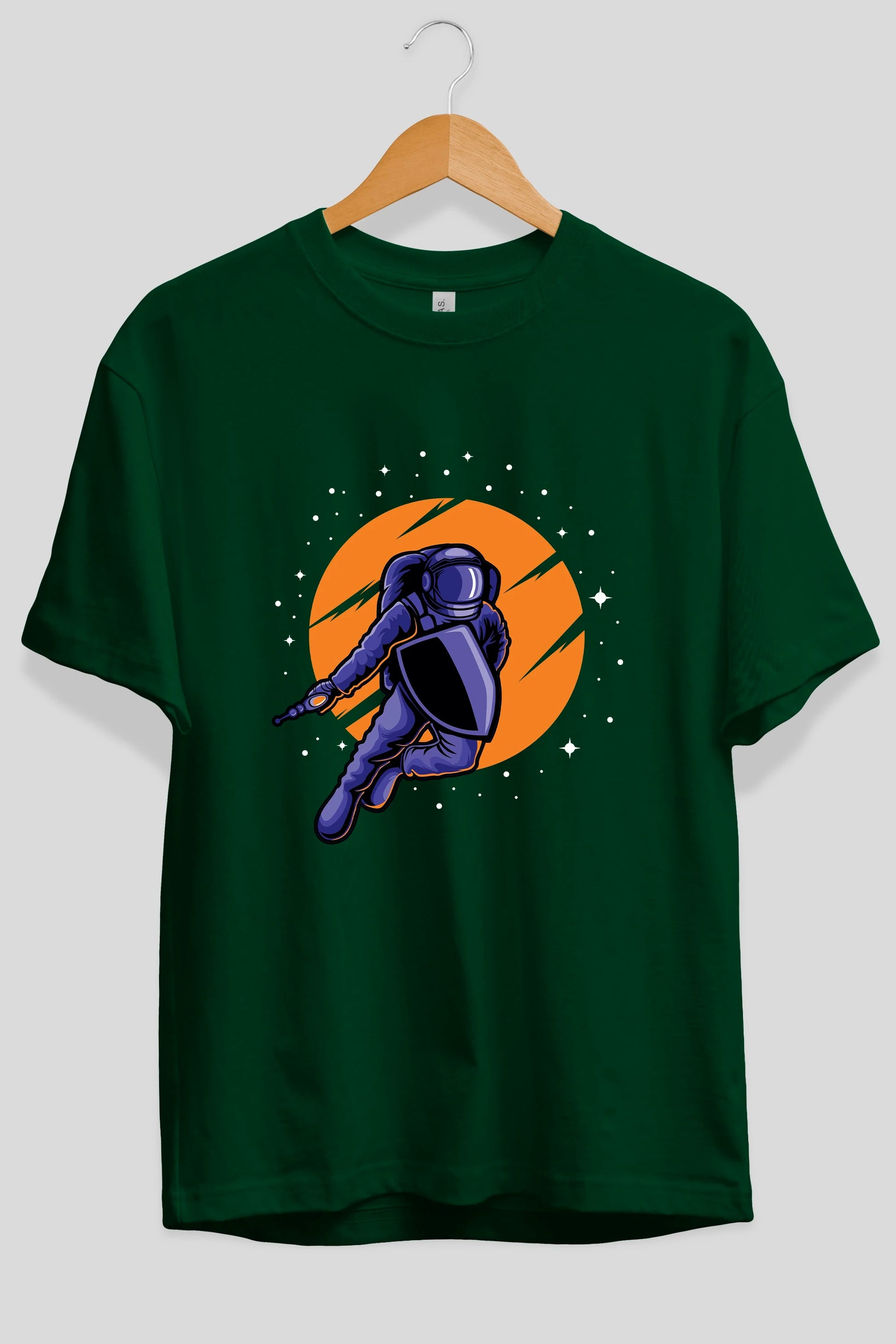 Astro Wars Ön Baskılı Oversize t-shirt Erkek Kadın Unisex