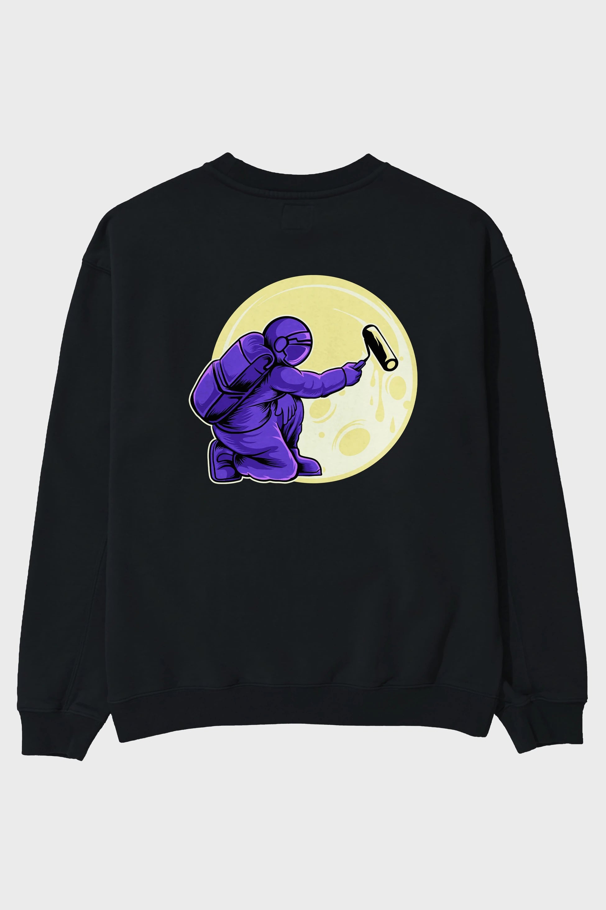 Astropaint Arka Baskılı Oversize Sweatshirt Erkek Kadın Unisex