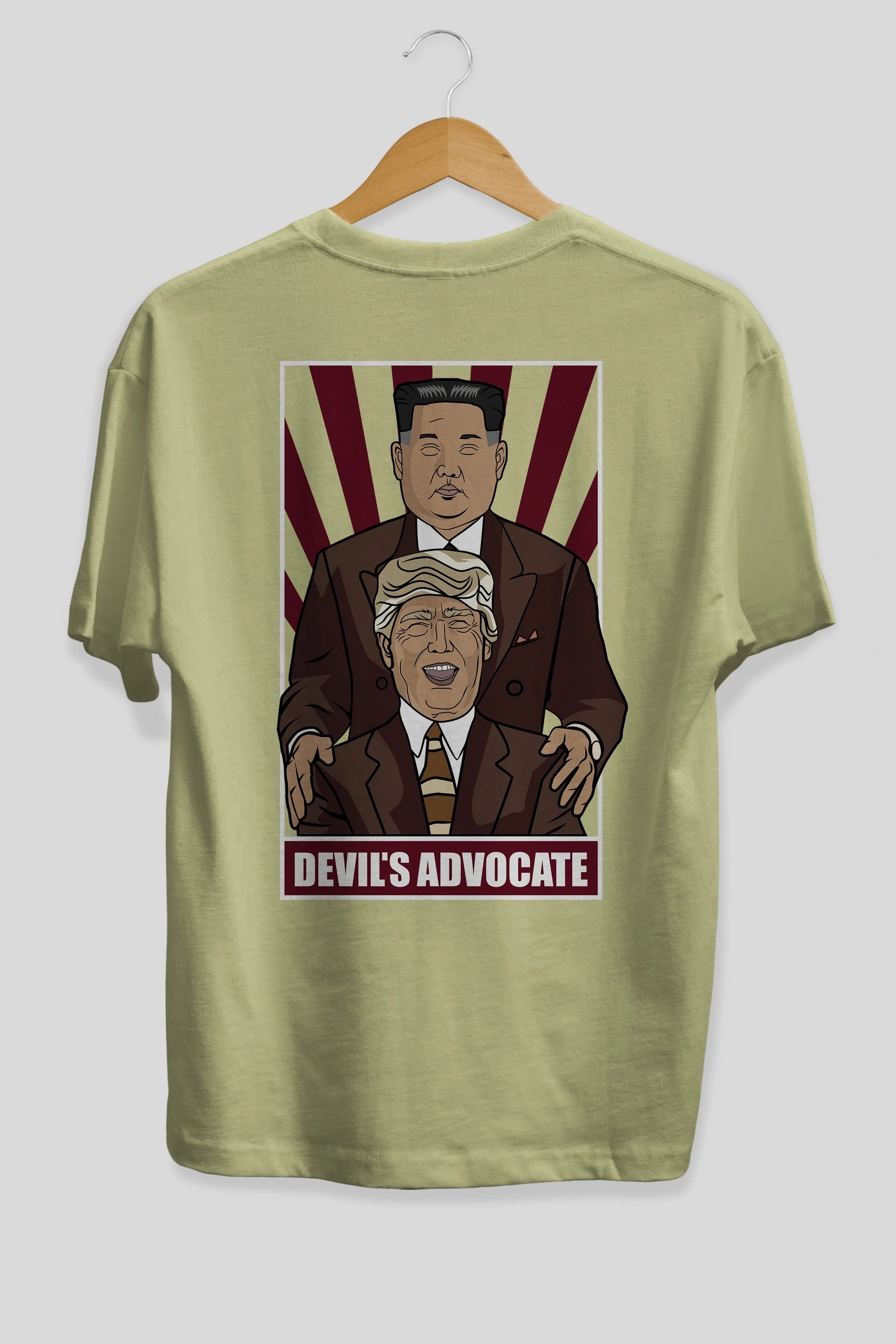 Devil_s Advocate Arka Baskılı Oversize t-shirt Erkek Kadın Unisex %100 Pamuk tişort