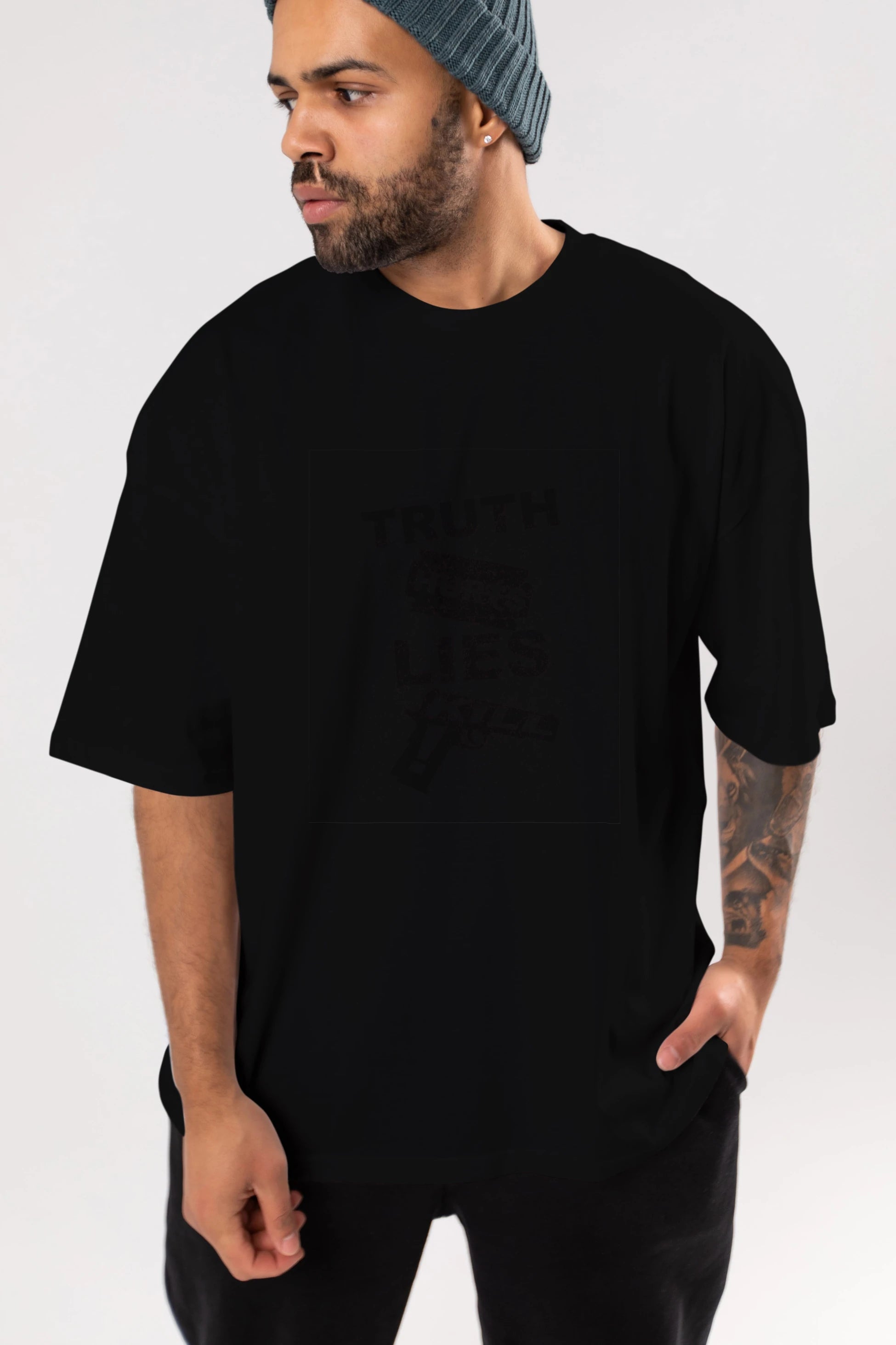 Truth Hurts Ön Baskılı Oversize t-shirt %100 pamuk Erkek Kadın Unisex