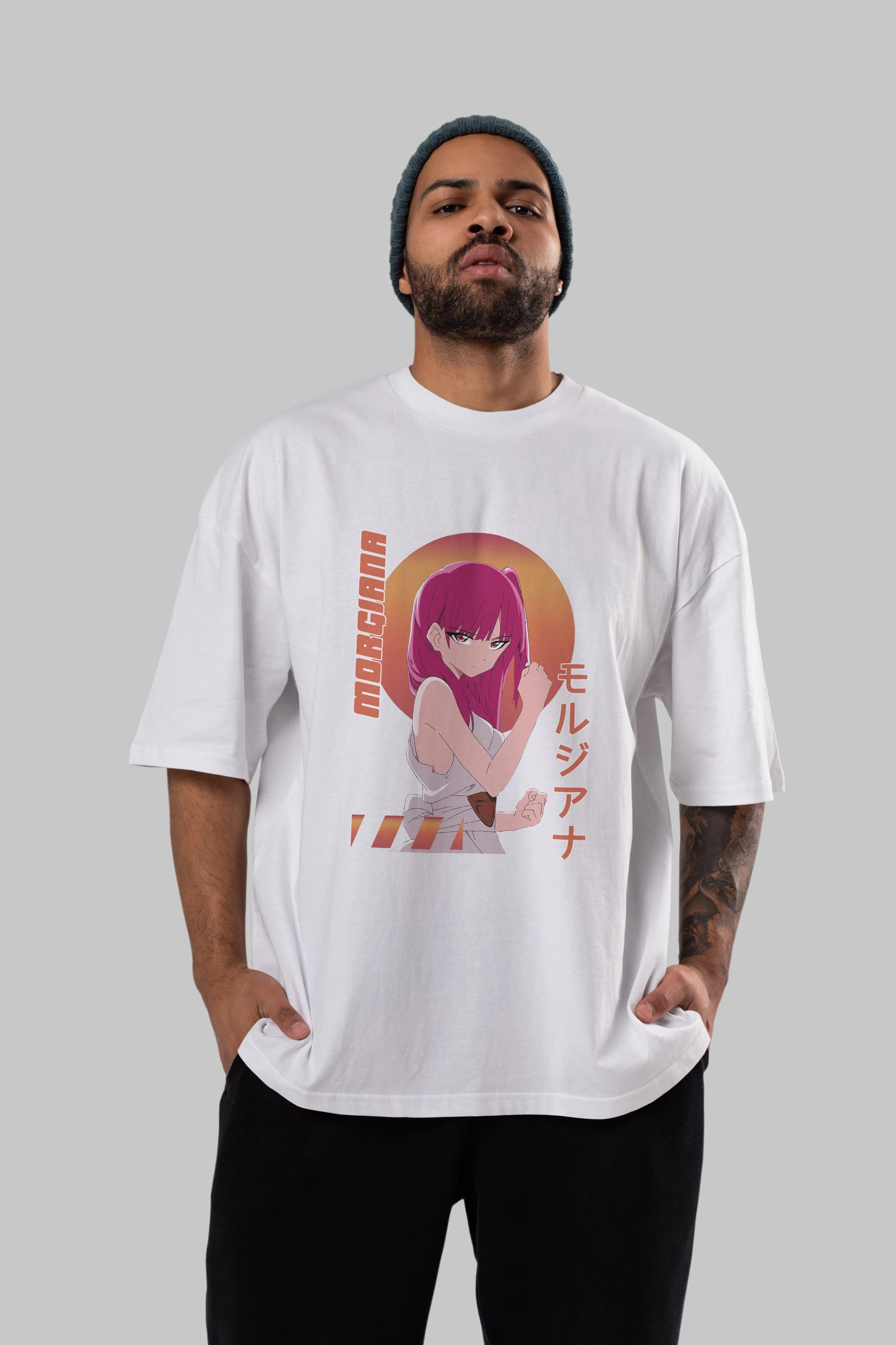 Morgiana 5 Anime Ön Baskılı Oversize t-shirt %100 pamuk Erkek Kadın Unisex