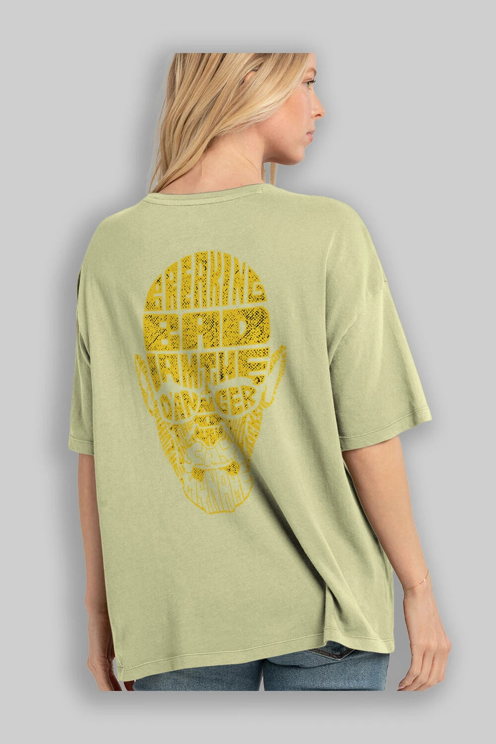 Breaking Bad Arka Baskılı Oversize t-shirt %100 pamuk Erkek Kadın Unisex