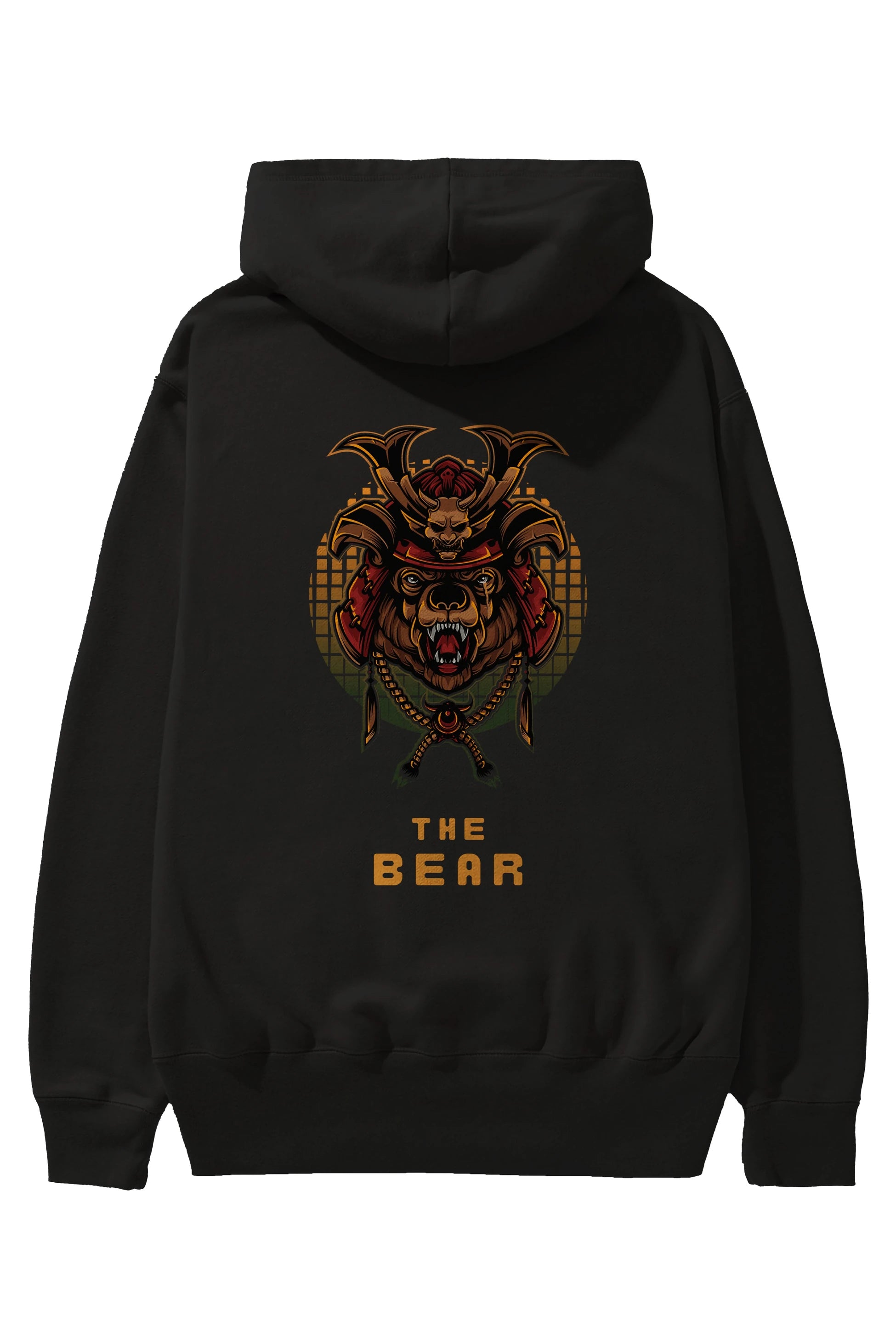 The Bear 2 Arka Baskılı Hoodie Oversize Kapüşonlu Sweatshirt Erkek Kadın Unisex