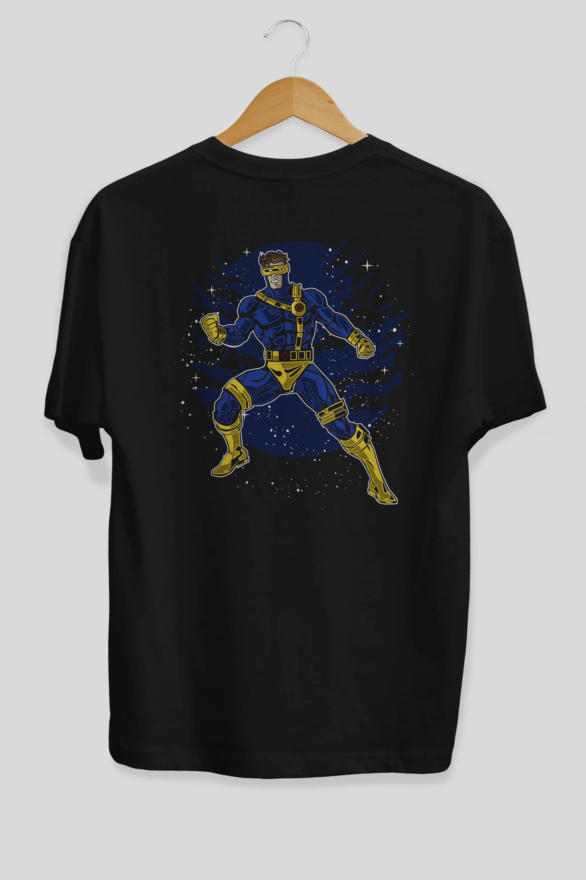 CYCLOPS Arka Baskılı Oversize t-shirt Erkek Kadın Unisex %100 Pamuk