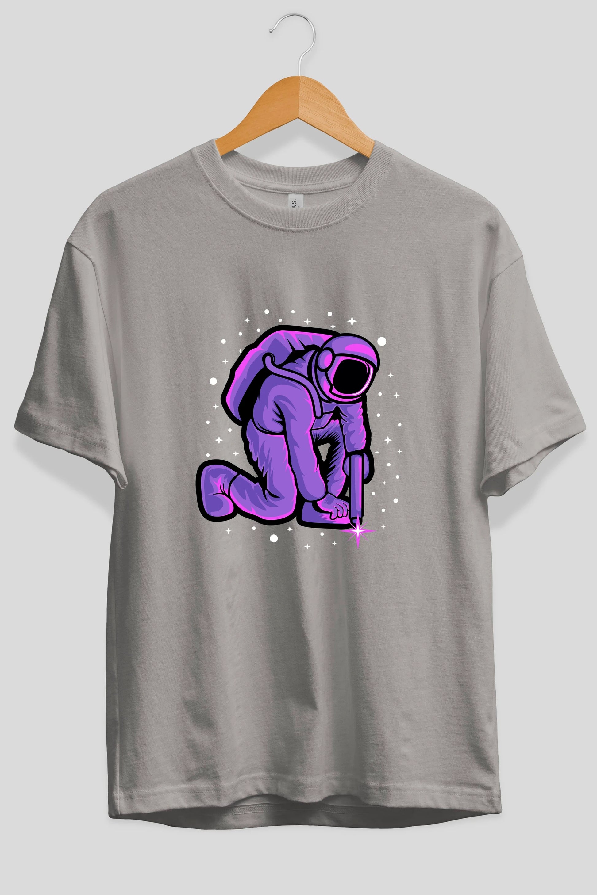 Welding in Space Ön Baskılı Oversize t-shirt Erkek Kadın Unisex