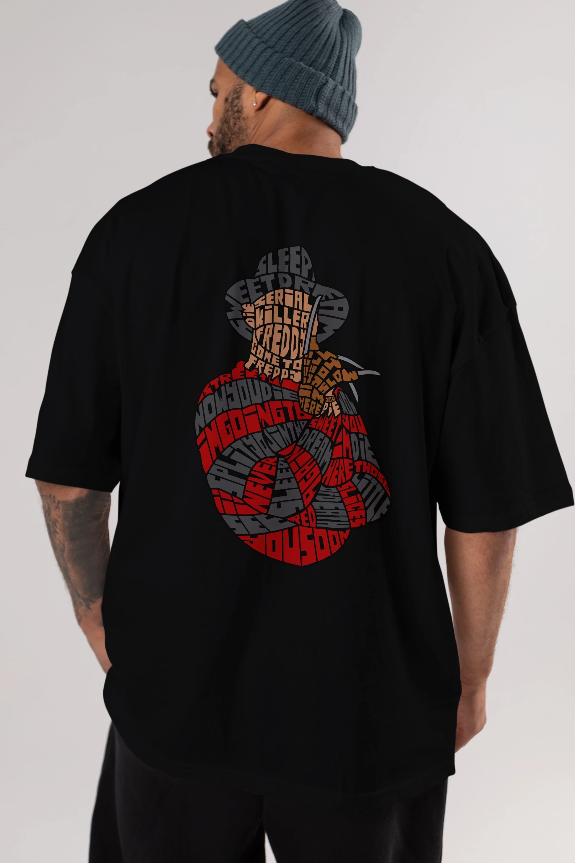Sweet Dream Arka Baskılı Oversize t-shirt %100 pamuk Erkek Kadın Unisex