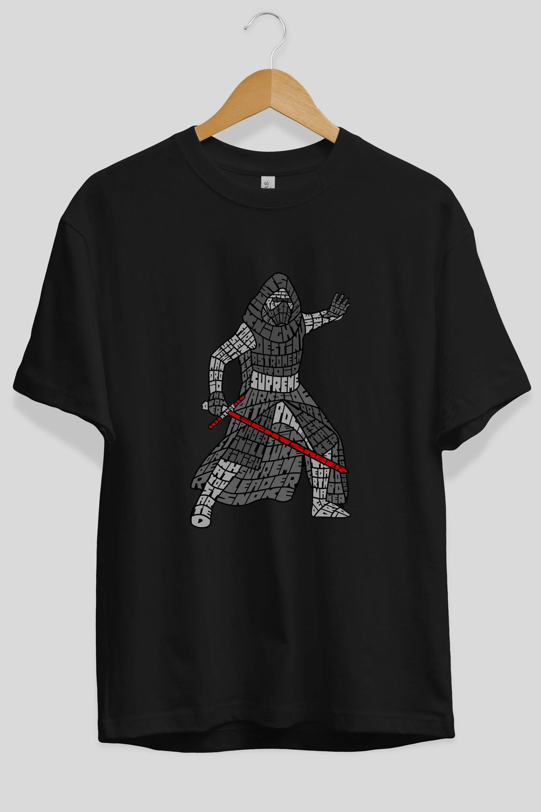 Kylo Ön Baskılı Oversize t-shirt %100 pamuk Erkek Kadın Unisex