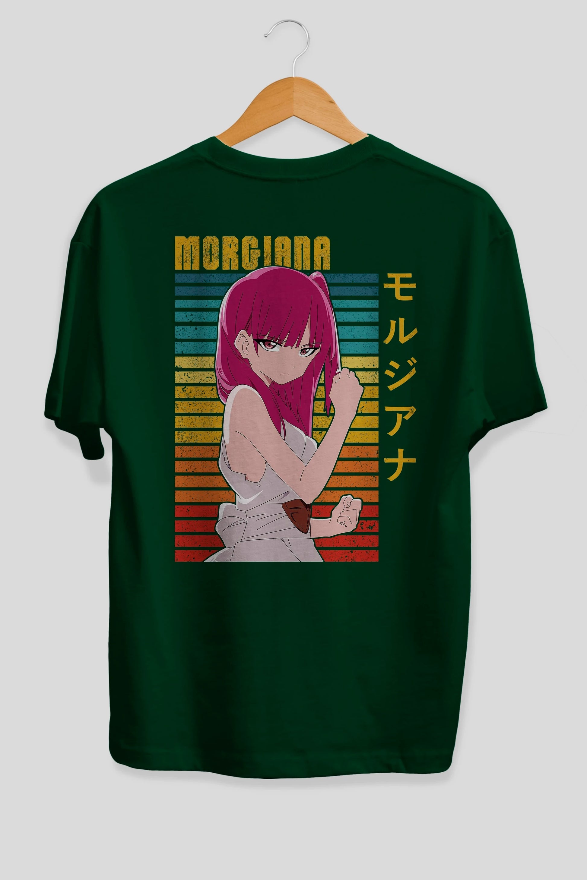 Morgiana 3 Anime Arka Baskılı Oversize t-shirt Erkek Kadın Unisex