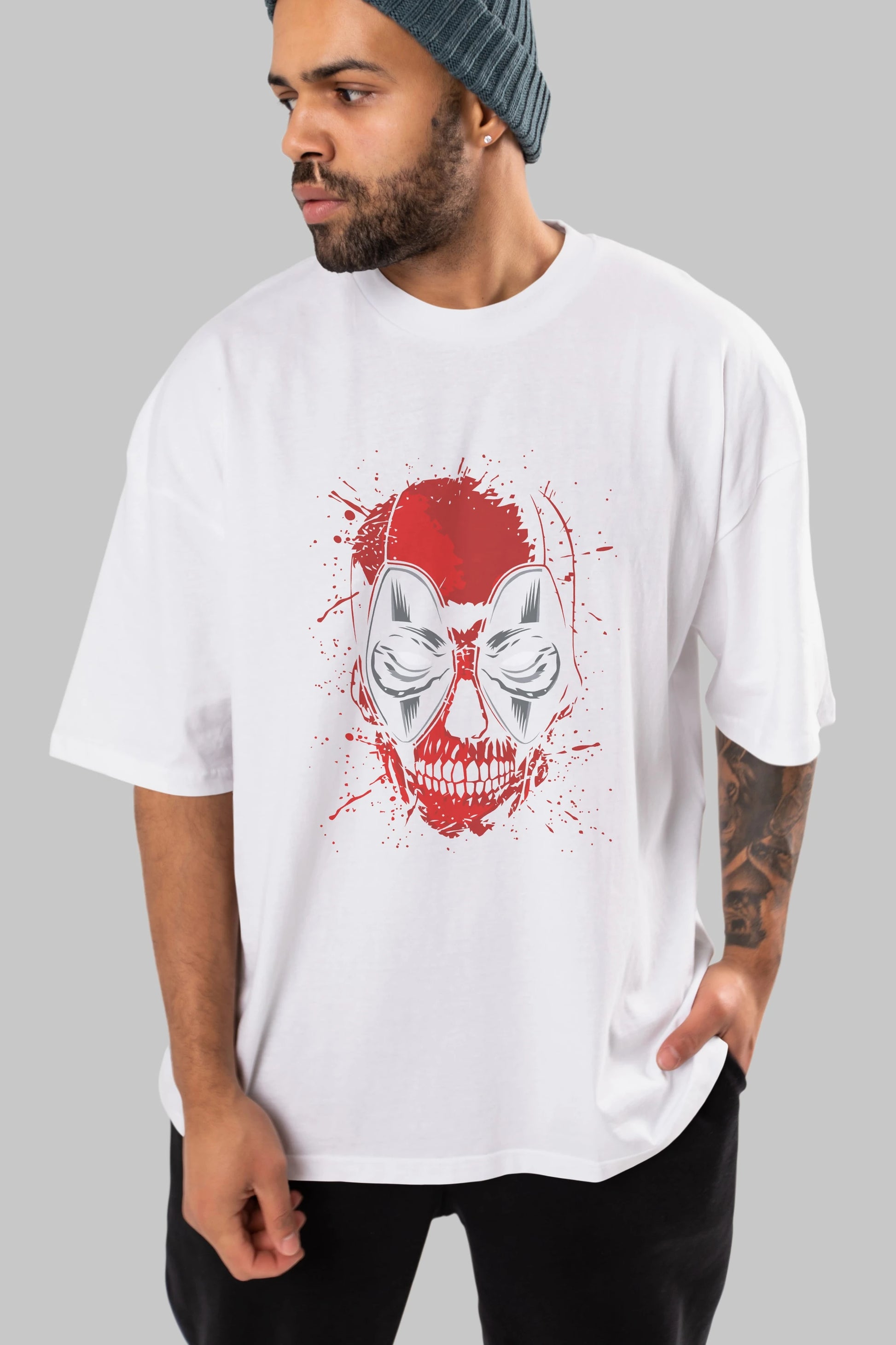 Deadpool (3) Ön Baskılı Oversize t-shirt Erkek Kadın Unisex %100 Pamuk Bisiklet Yaka tişort