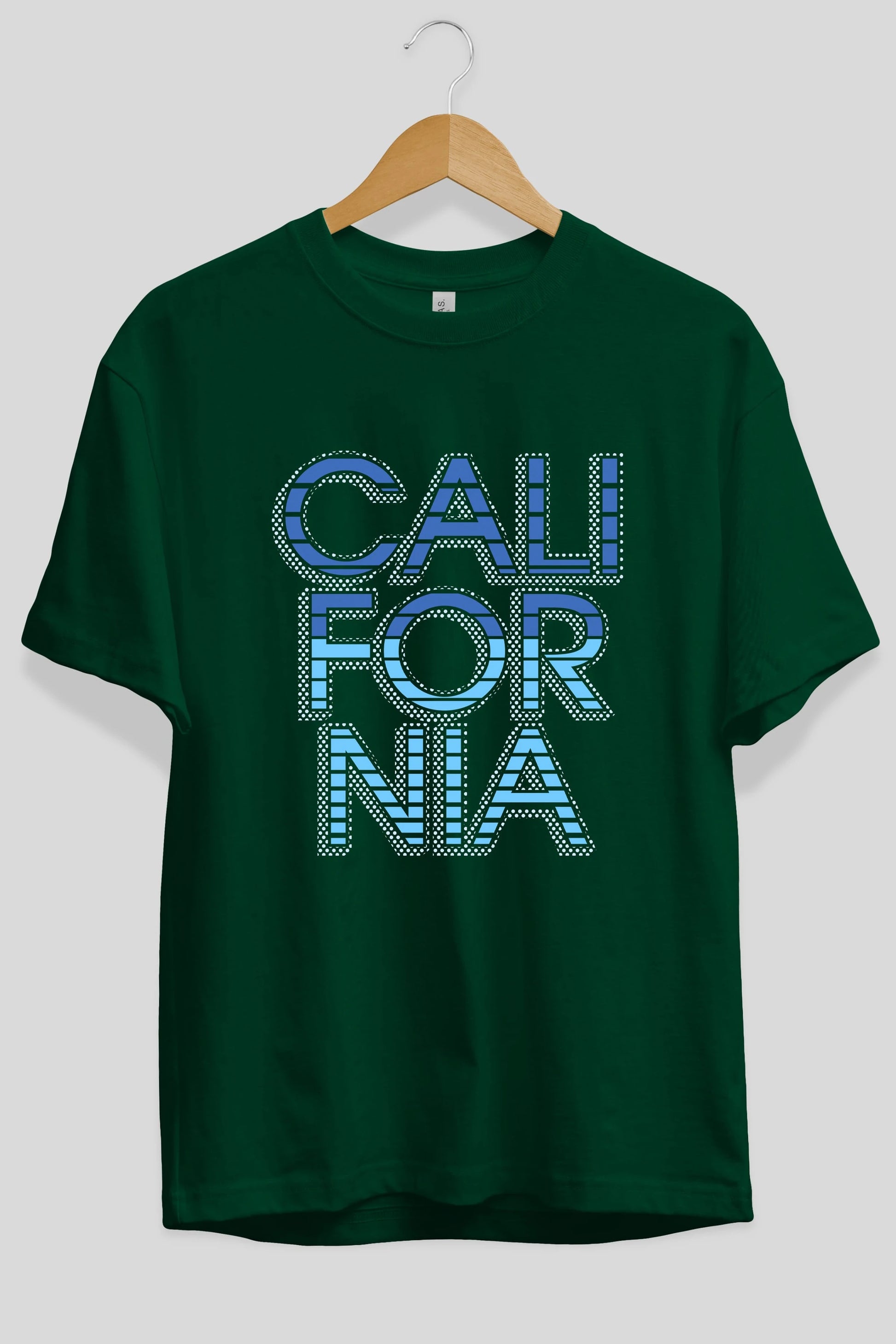 California 3 Ön Baskılı Oversize t-shirt Erkek Kadın Unisex