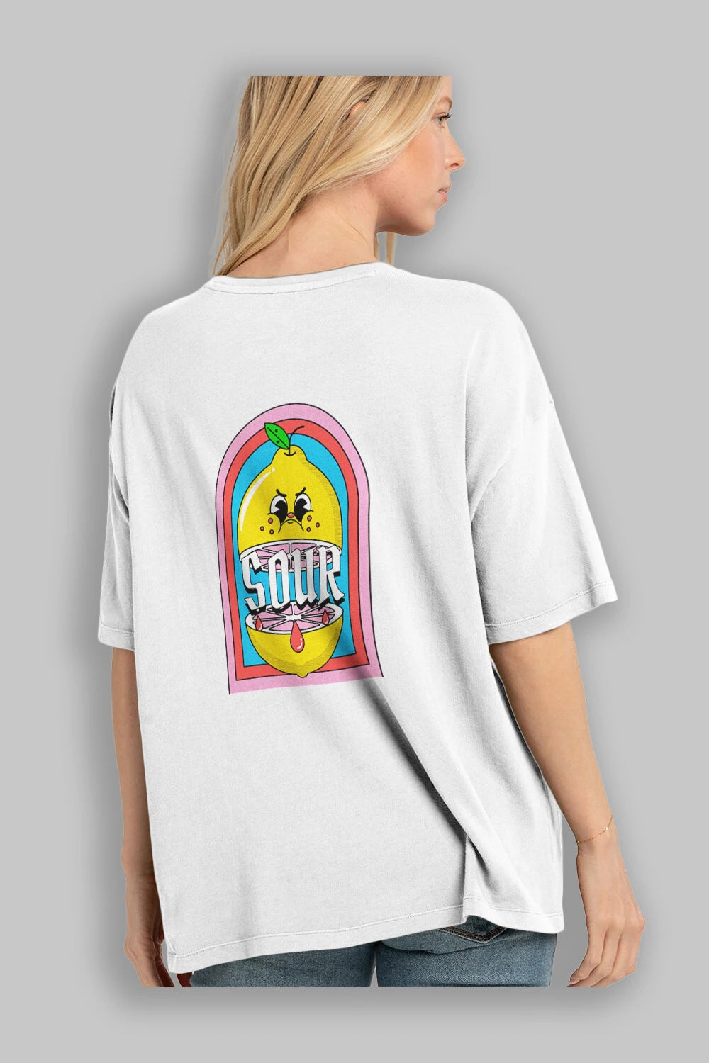 So Fresh And Sour Arka Baskılı Oversize t-shirt Erkek Kadın Unisex