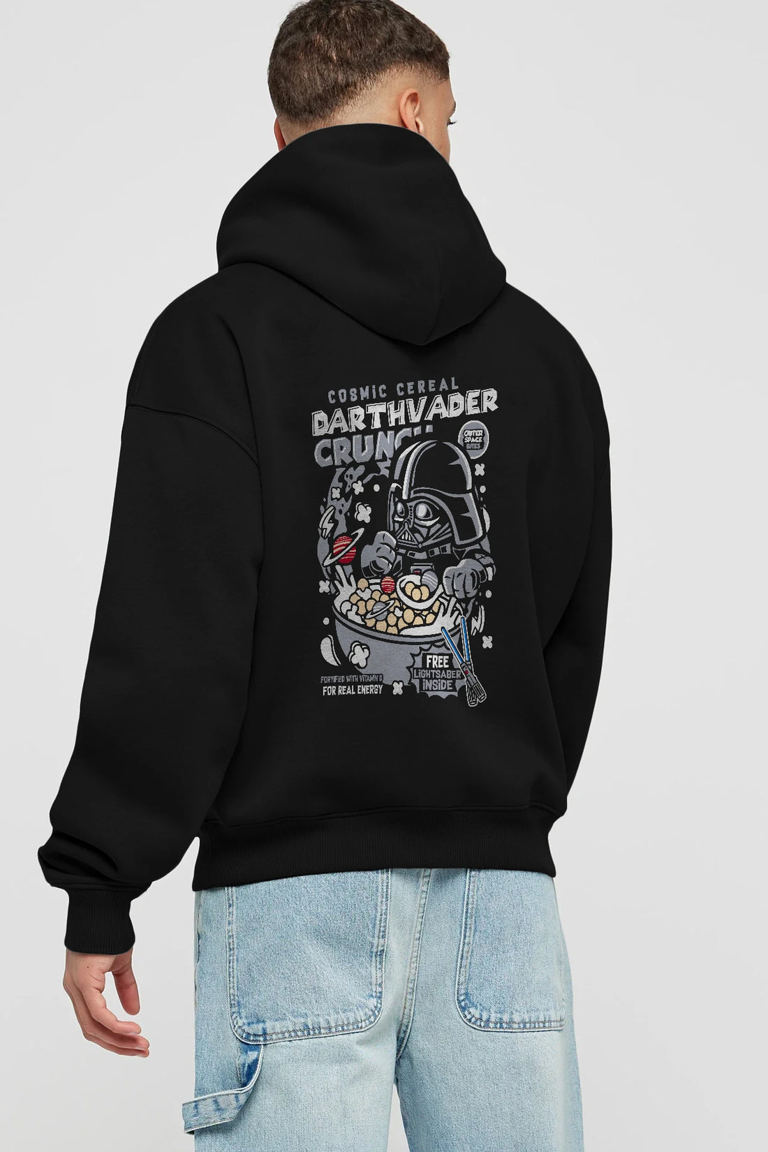 Darth Vader (2) Arka Baskılı Hoodie Oversize Kapüşonlu Sweatshirt Erkek Kadın Unisex