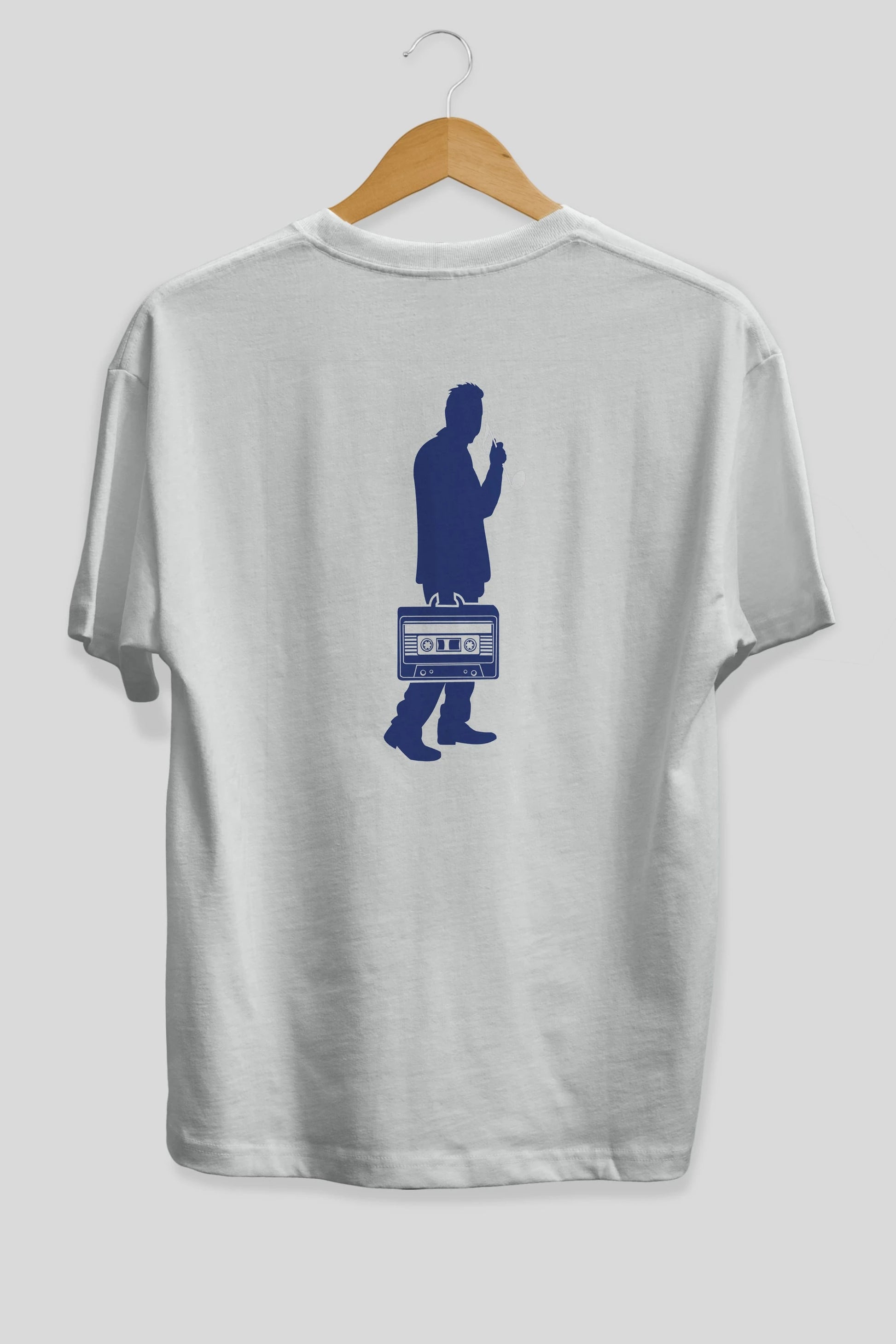 Sound Collector Arka Baskılı Oversize t-shirt %100 pamuk Erkek Kadın Unisex