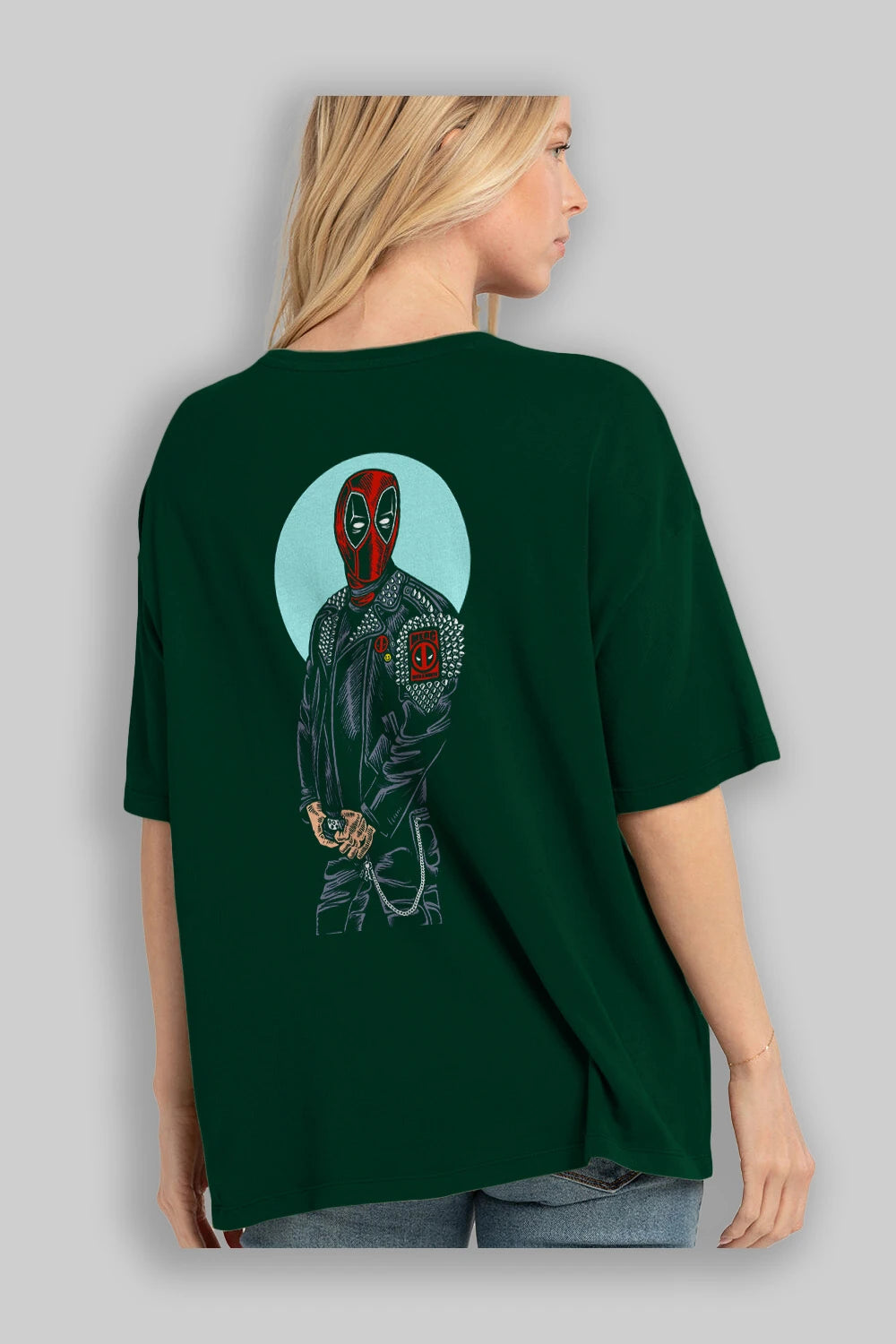 Rebeliion Mercenary Arka Baskılı Oversize t-shirt Erkek Kadın Unisex %100 Pamuk