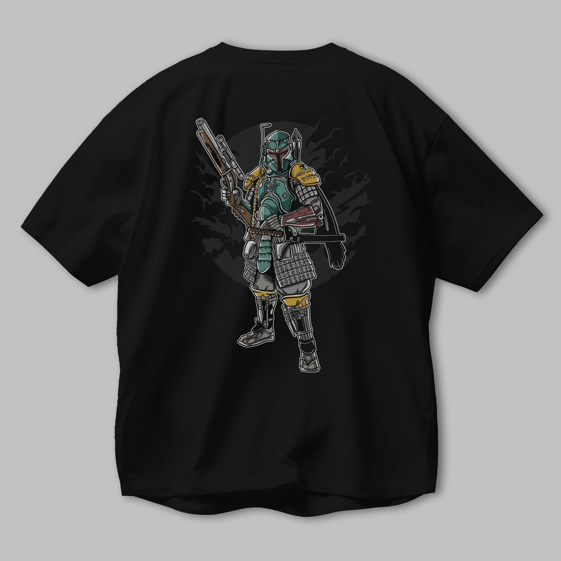 Ronin Hunter Arka Baskılı Oversize t-shirt Erkek Kadın Unisex %100 Pamuk