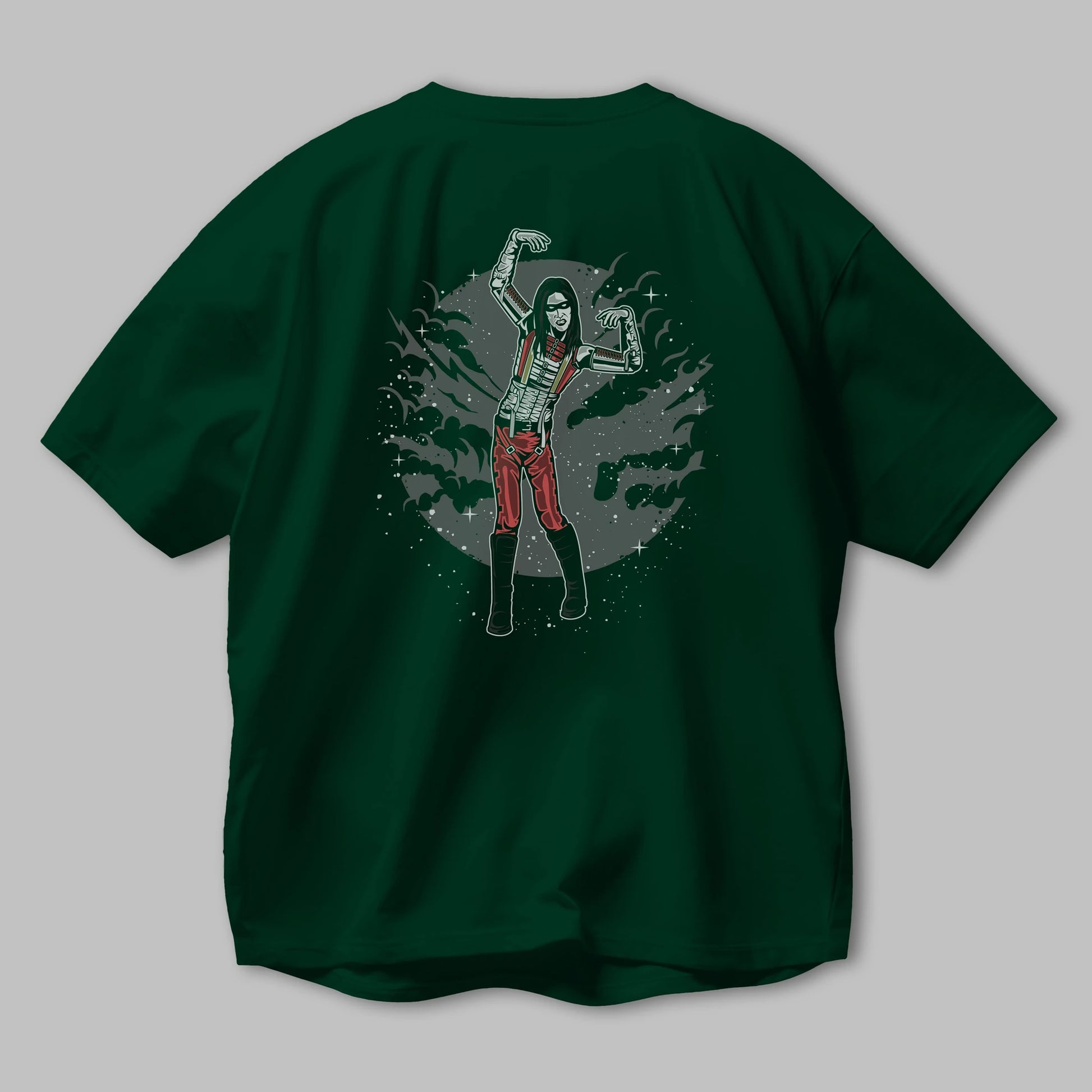 Marilyn Manson Arka Baskılı Oversize t-shirt Erkek Kadın Unisex %100 Pamuk