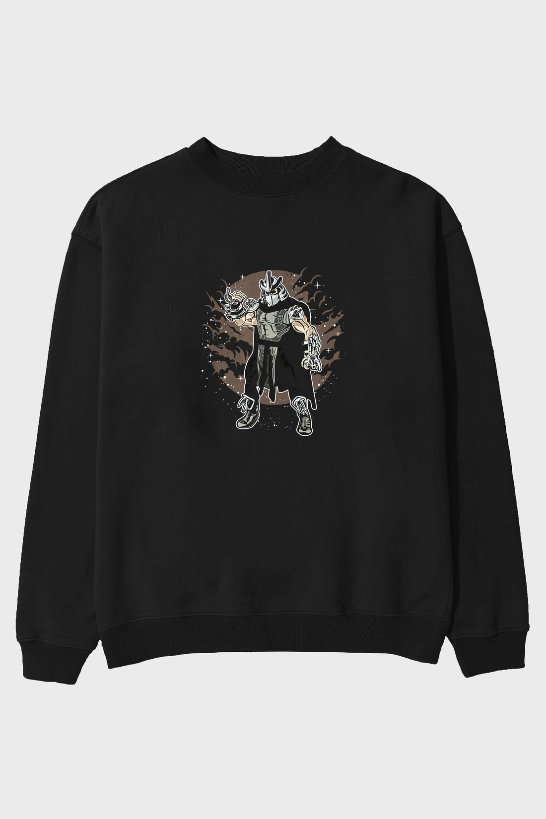 SHREDDER Ön Baskılı Oversize Sweatshirt Erkek Kadın Unisex