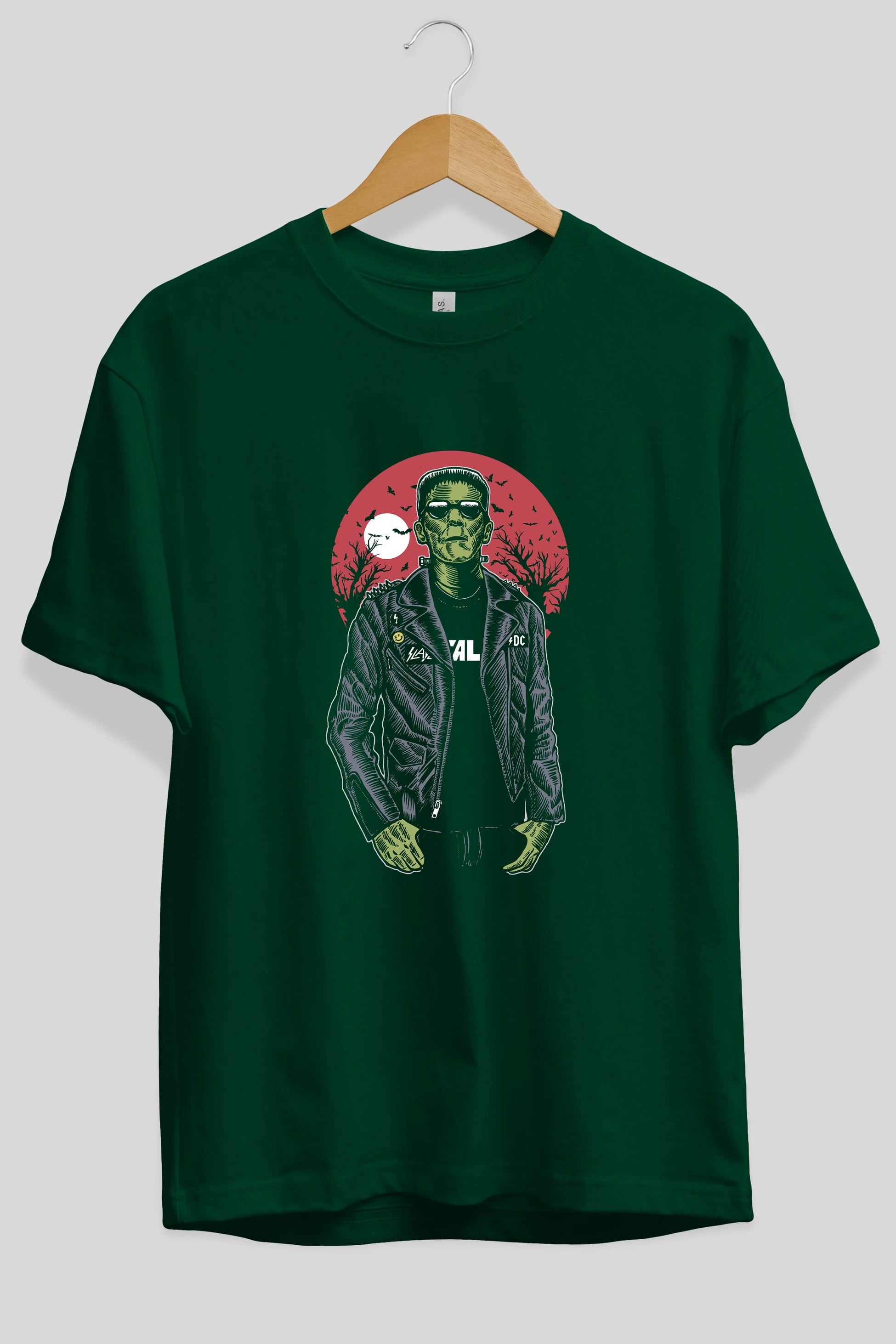 Frank Ön Baskılı Oversize t-shirt Erkek Kadın Unisex %100 Pamuk tişort