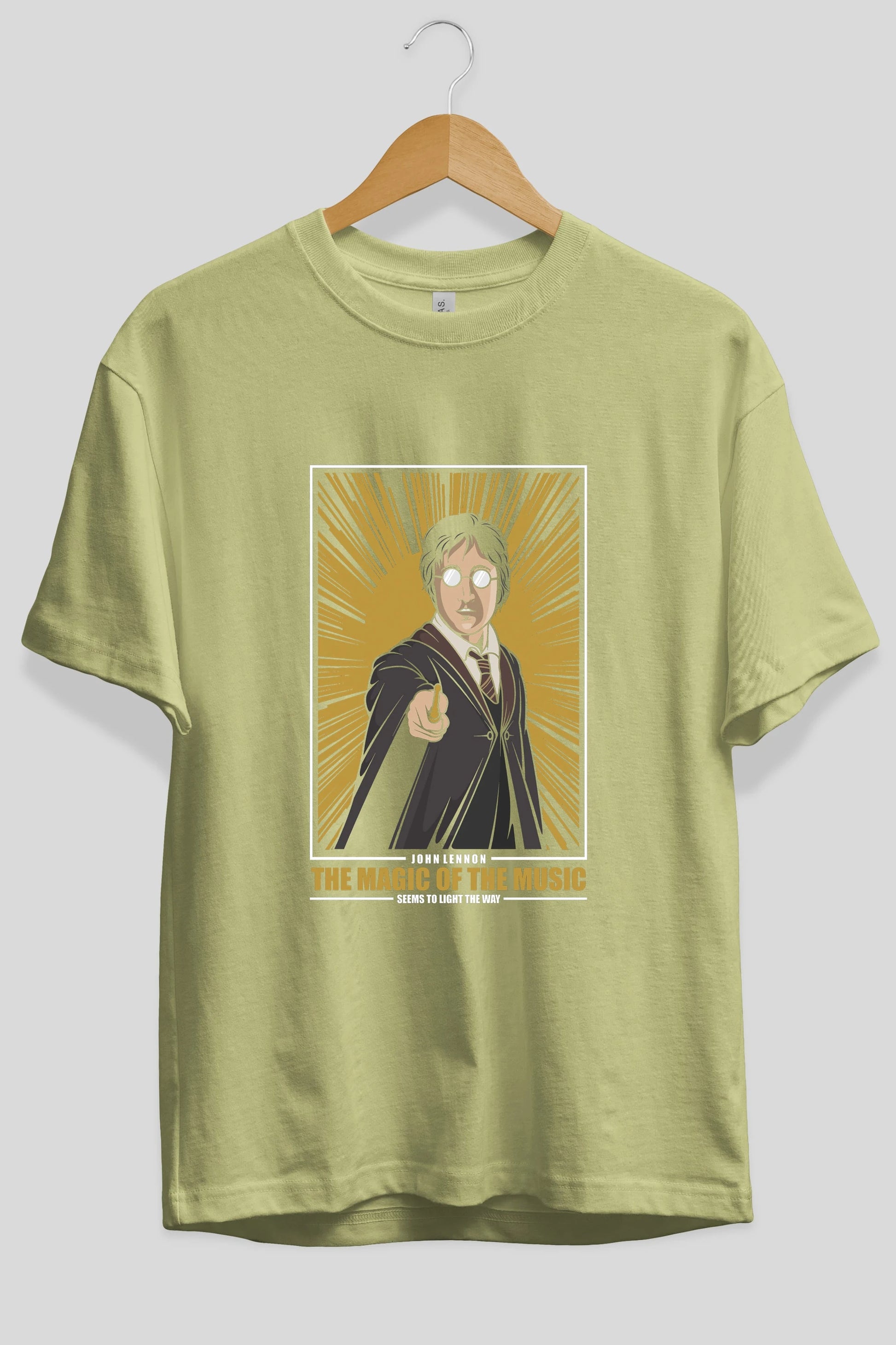 John Potter Ön Baskılı Oversize t-shirt Erkek Kadın Unisex %100 Pamuk tişort