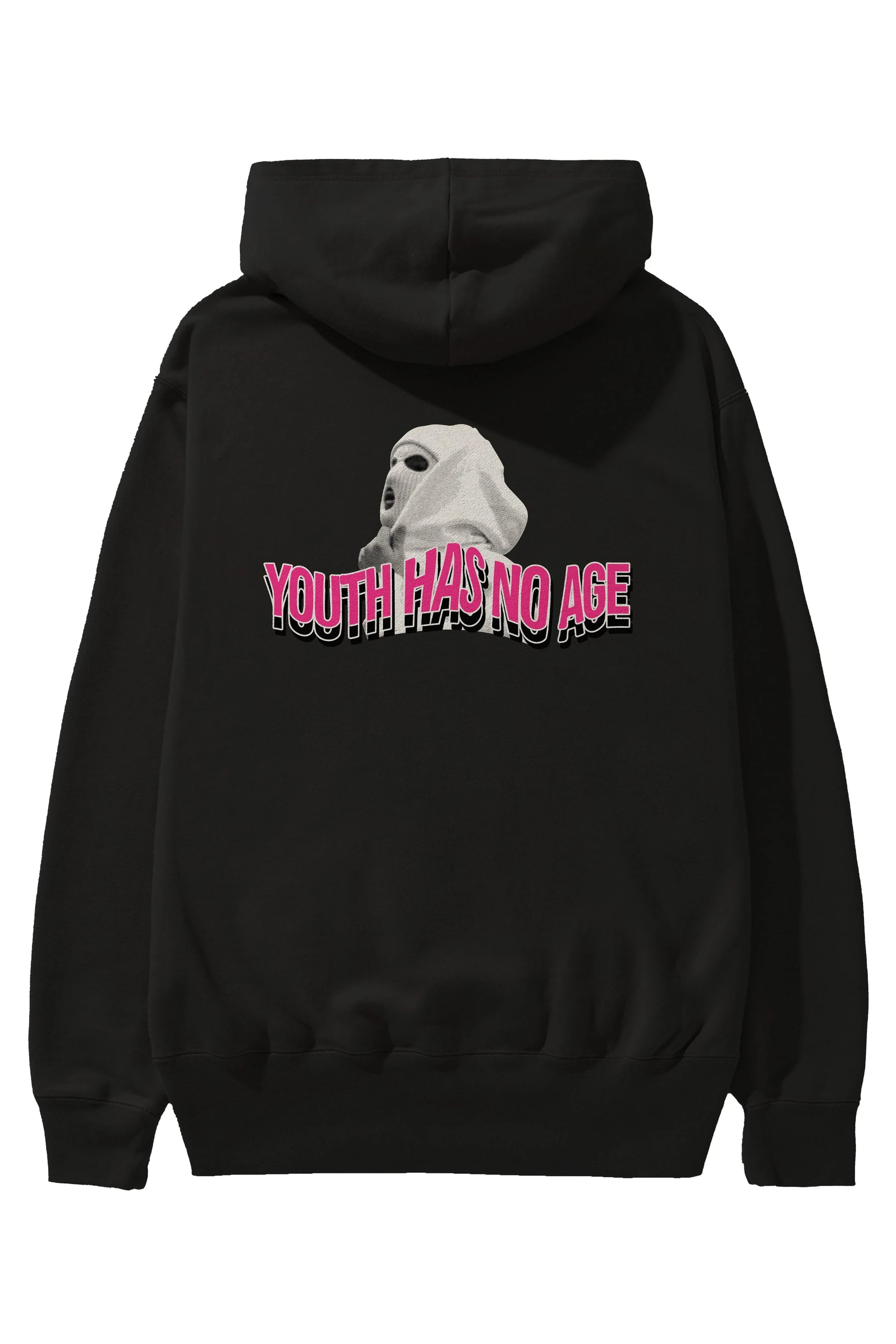 Youth Has No Age Arka Baskılı Hoodie Oversize Kapüşonlu Sweatshirt Erkek Kadın Unisex