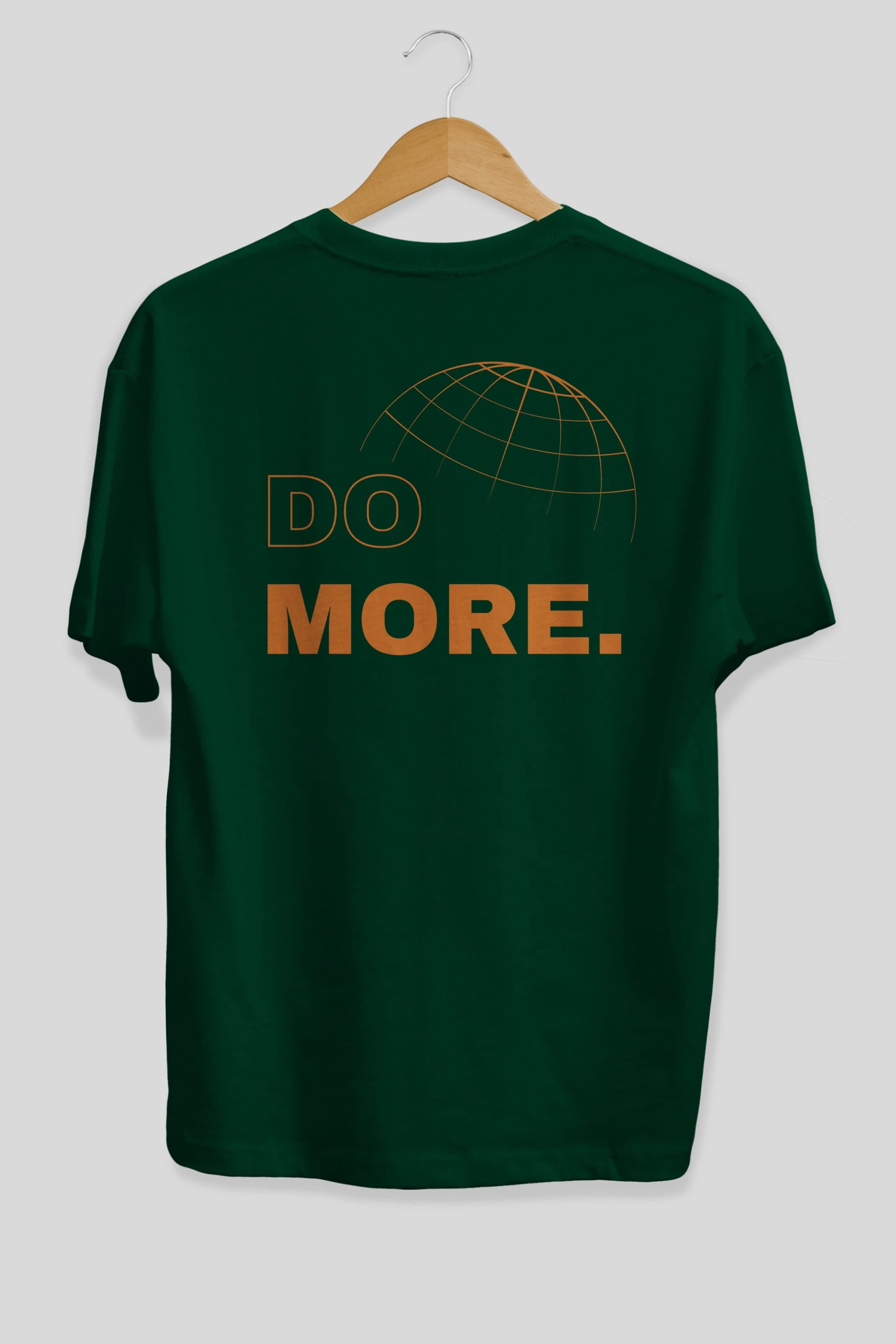 Do More Yazılı Arka Baskılı Oversize t-shirt Erkek Kadın Unisex