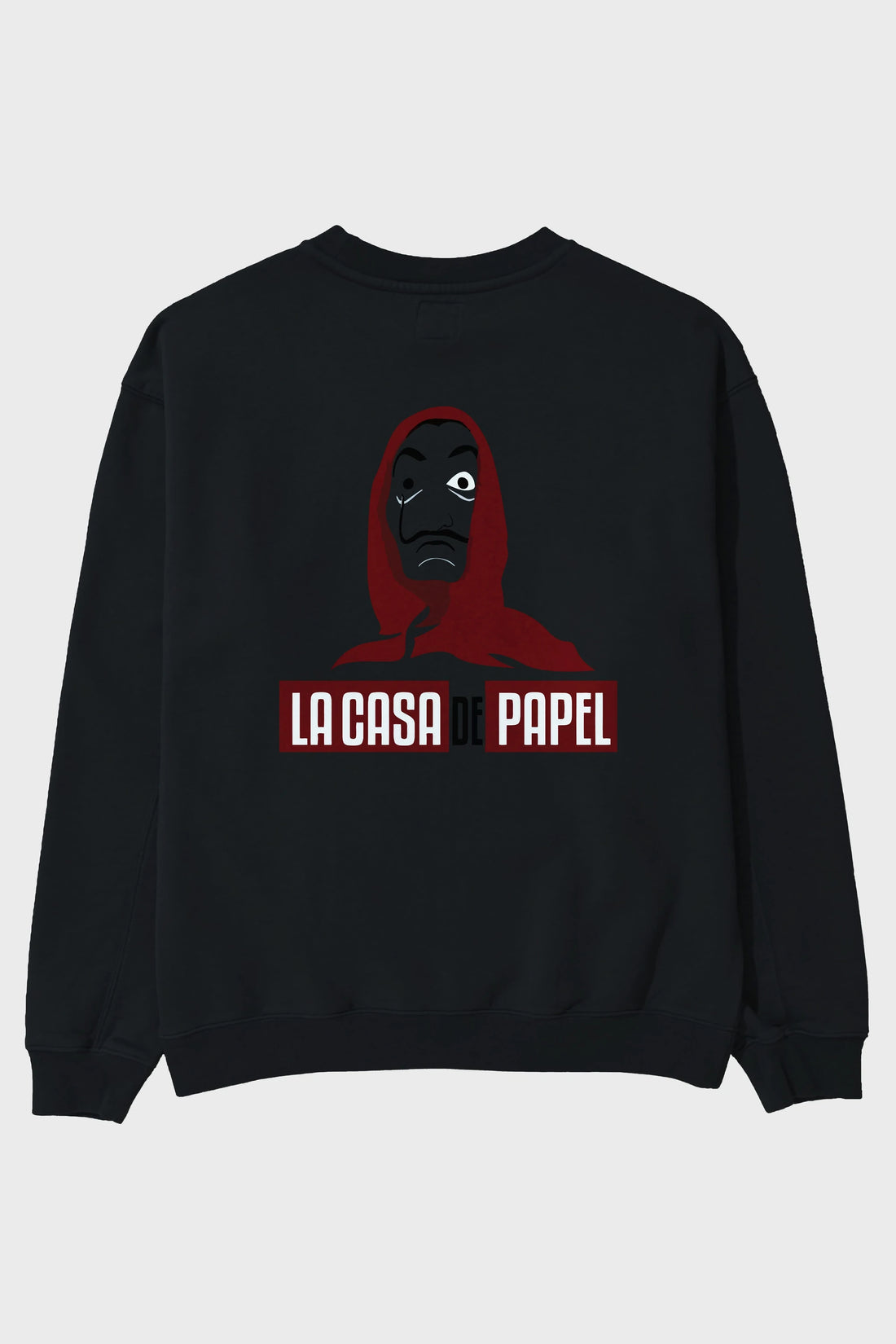 La Casa De Papel (1) Arka Baskılı Oversize Sweatshirt Erkek Kadın Unisex