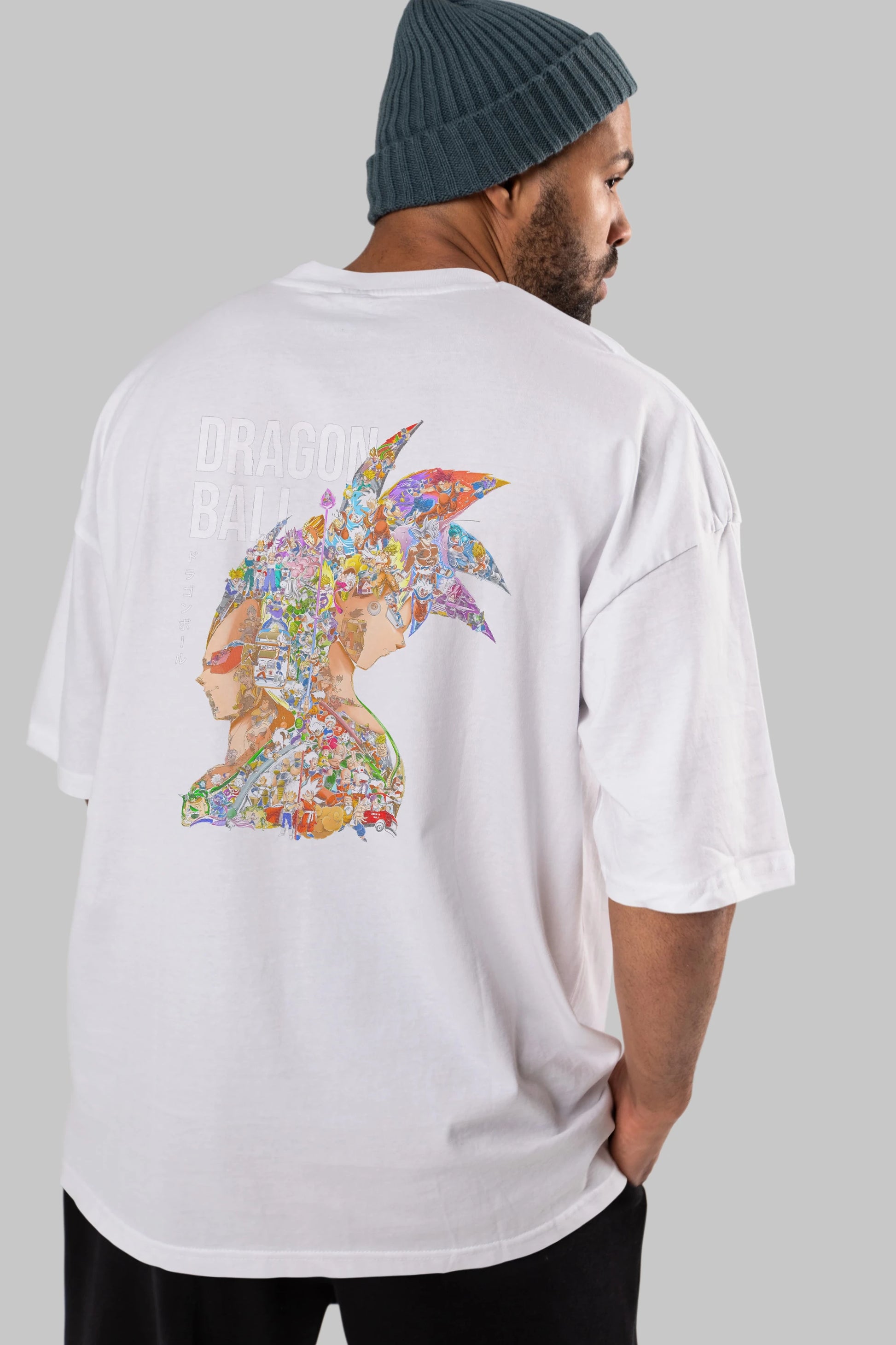 DRAGON BALL ART (5) Anime Arka Baskılı Oversize t-shirt Erkek Kadın Unisex