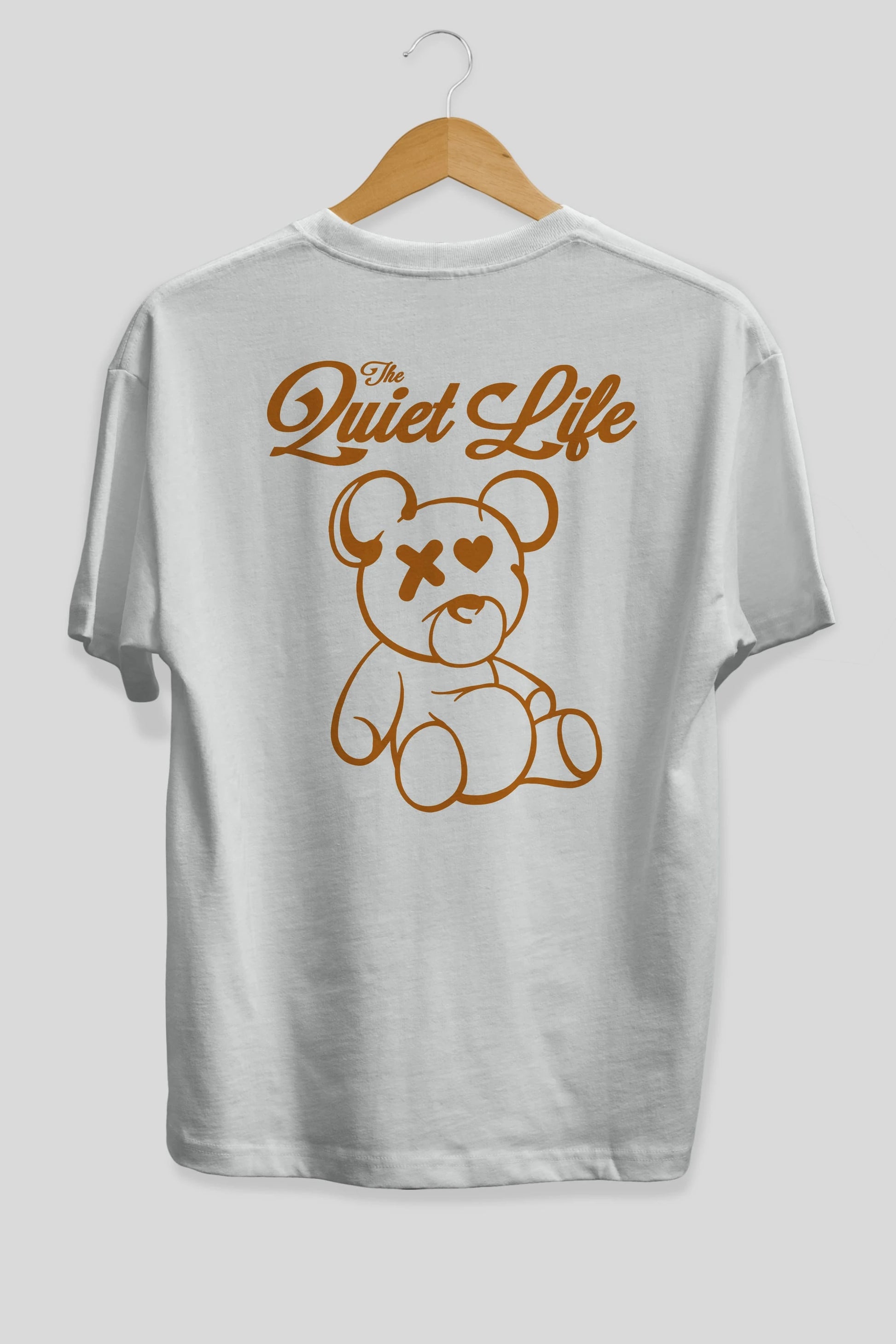 The Life Bear Arka Baskılı Oversize t-shirt Erkek Kadın Unisex