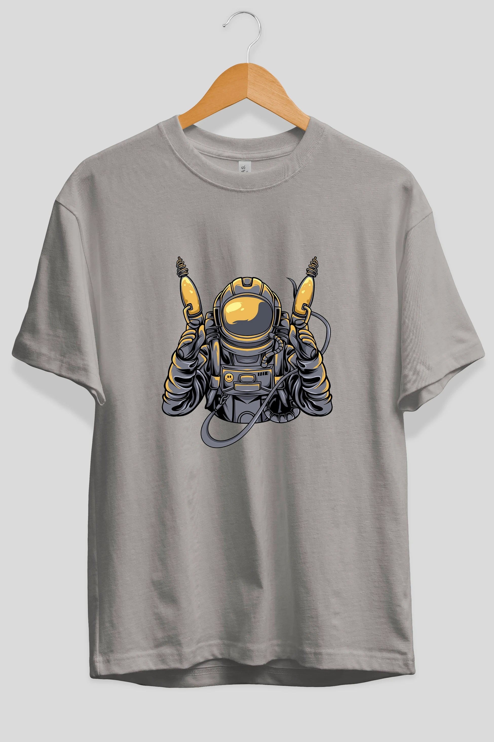 Alien Hunter Ön Baskılı Oversize t-shirt Erkek Kadın Unisex
