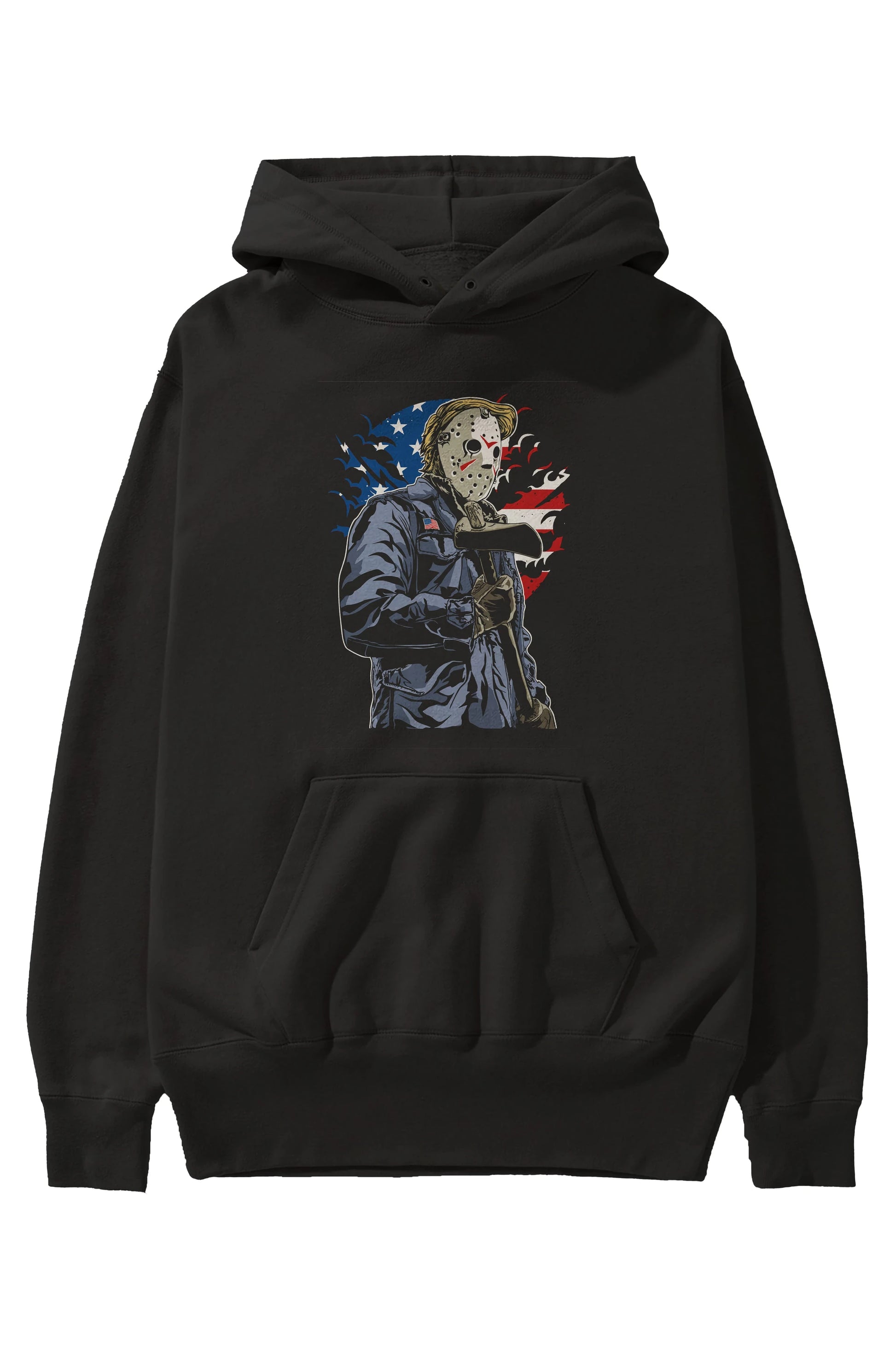 American Killer Ön Baskılı Hoodie Oversize Kapüşonlu Sweatshirt Erkek Kadın Unisex