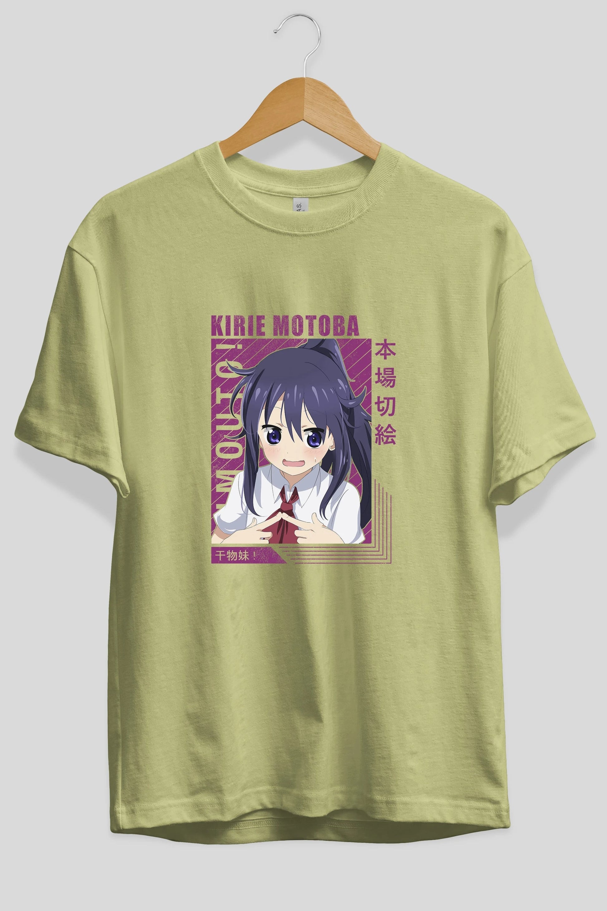 Kirie Motoba 4 Anime Ön Baskılı Oversize t-shirt %100 pamuk Erkek Kadın Unisex