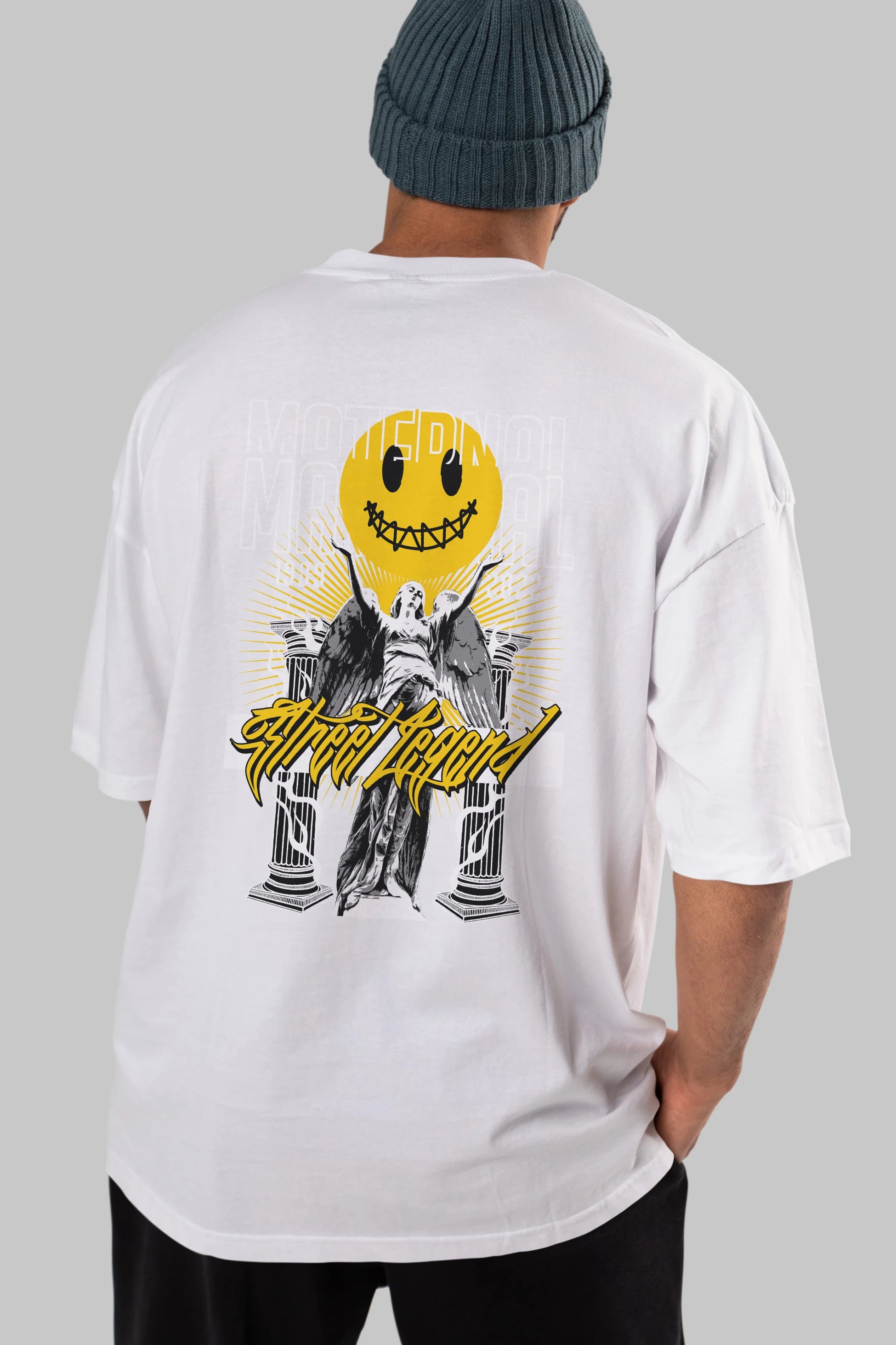 Maternal Street Legend Arka Baskılı Oversize t-shirt Erkek Kadın Unisex