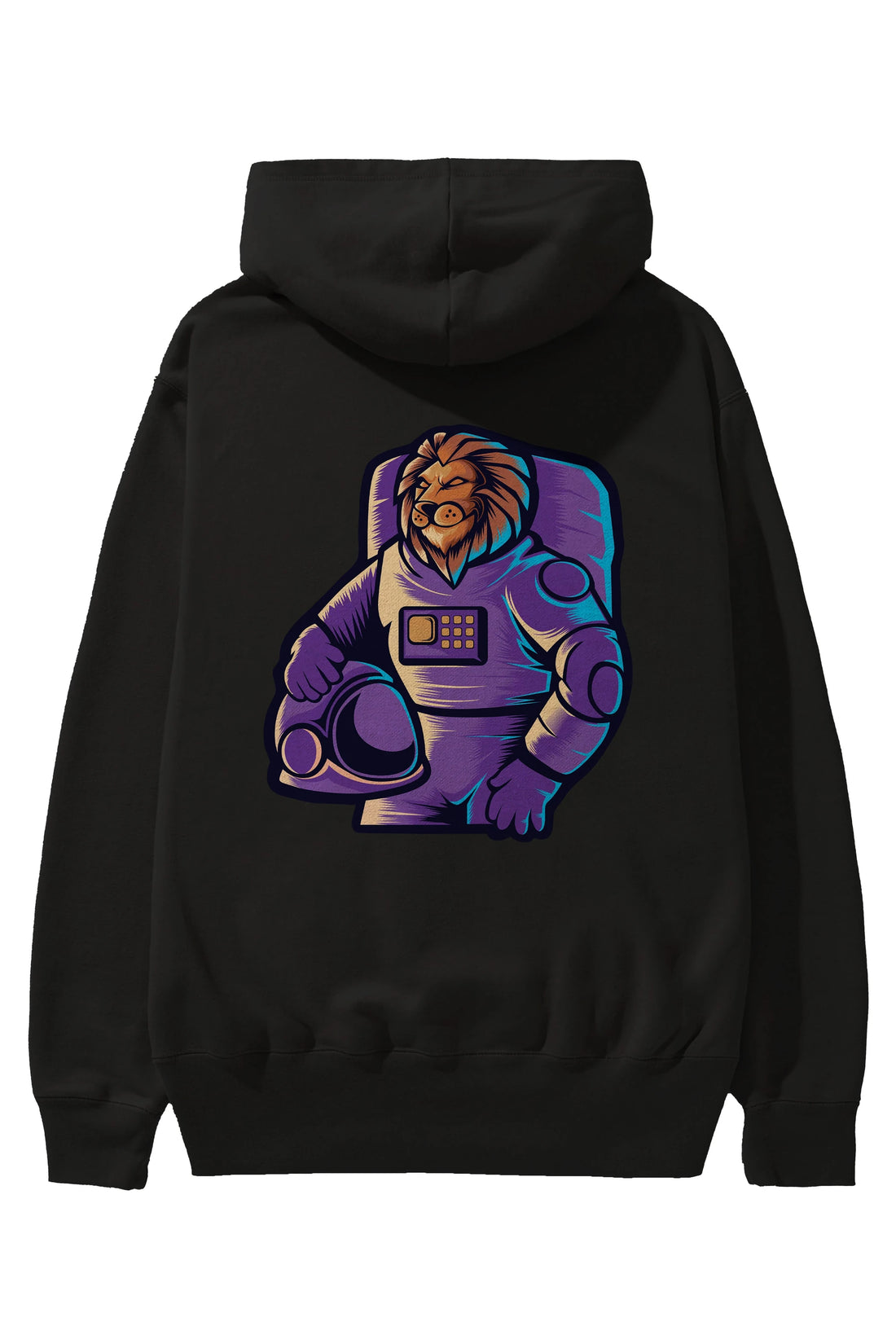 Astroking Arka Baskılı Hoodie Oversize Kapüşonlu Sweatshirt Erkek Kadın Unisex